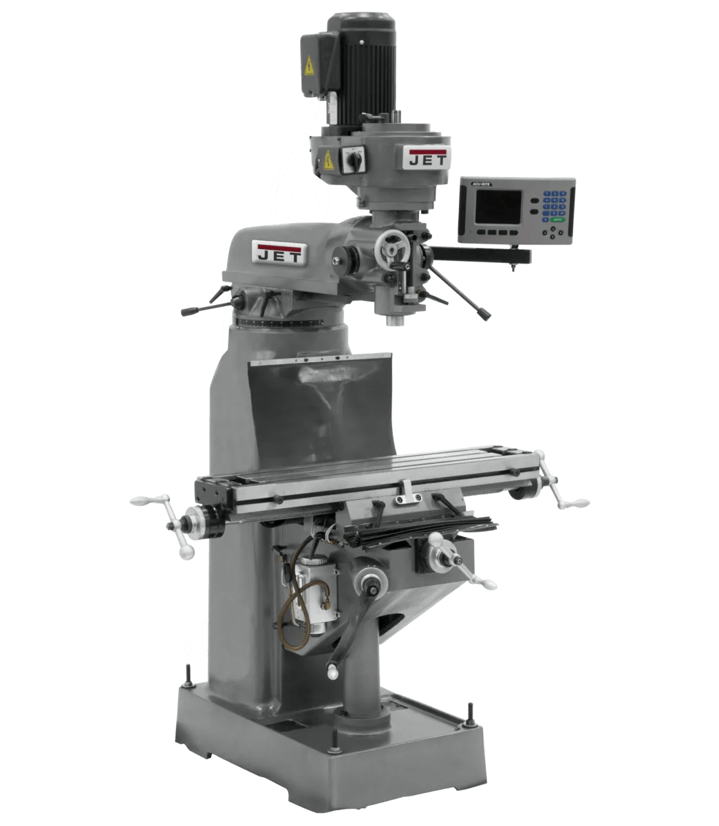 8" x 36" Mill w/ ACU-RITE 203 DRO, 1.5HP, 230V 3PH(JVM-836-3)