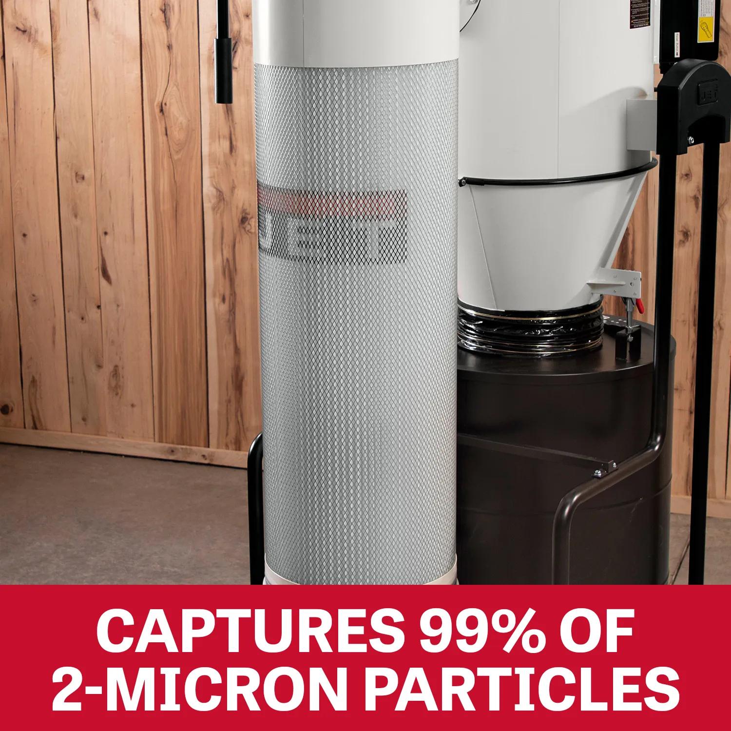 1963 CFM, Cyclone Dust Collector Kit, 3HP, 230V(JCDC-3)