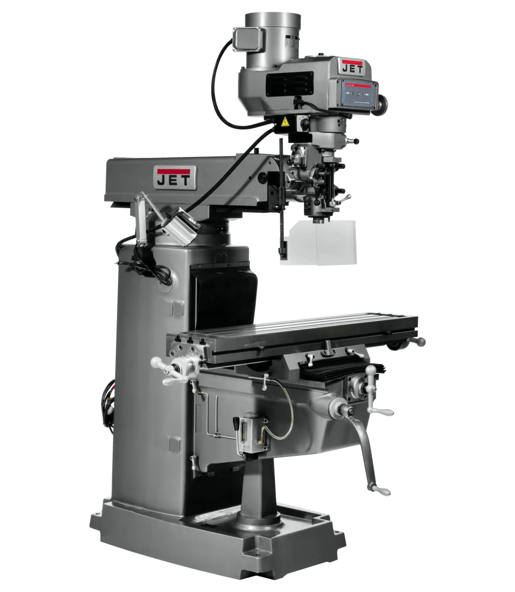 10" x 50" Mill w/ ACU-RITE 303 DRO & X-Axis Powerfeed, 3HP, 230V 3PH(JTM-1050VS2)