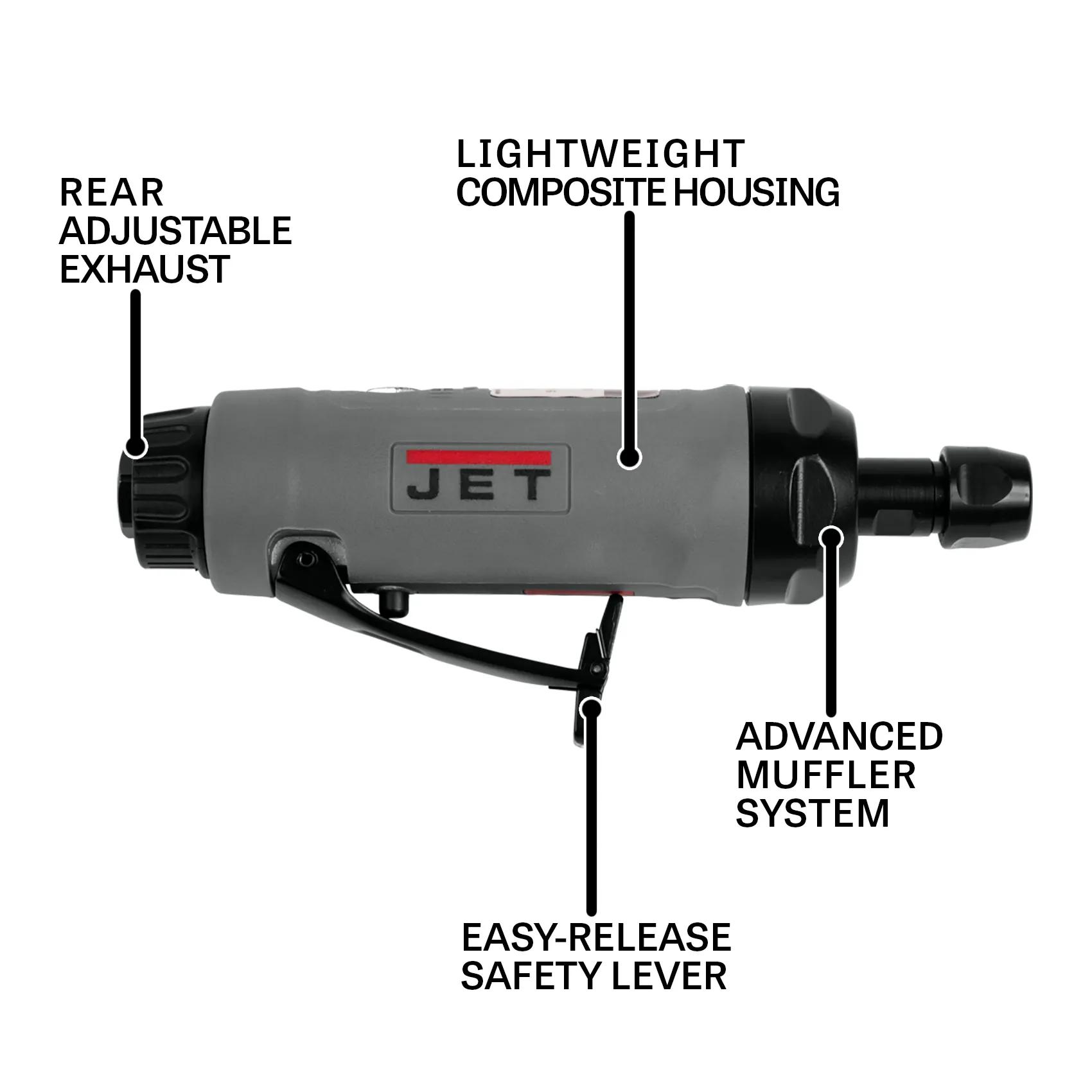 1/4" Straight Composite Die Grinder, 0.5HP(JAT-414)
