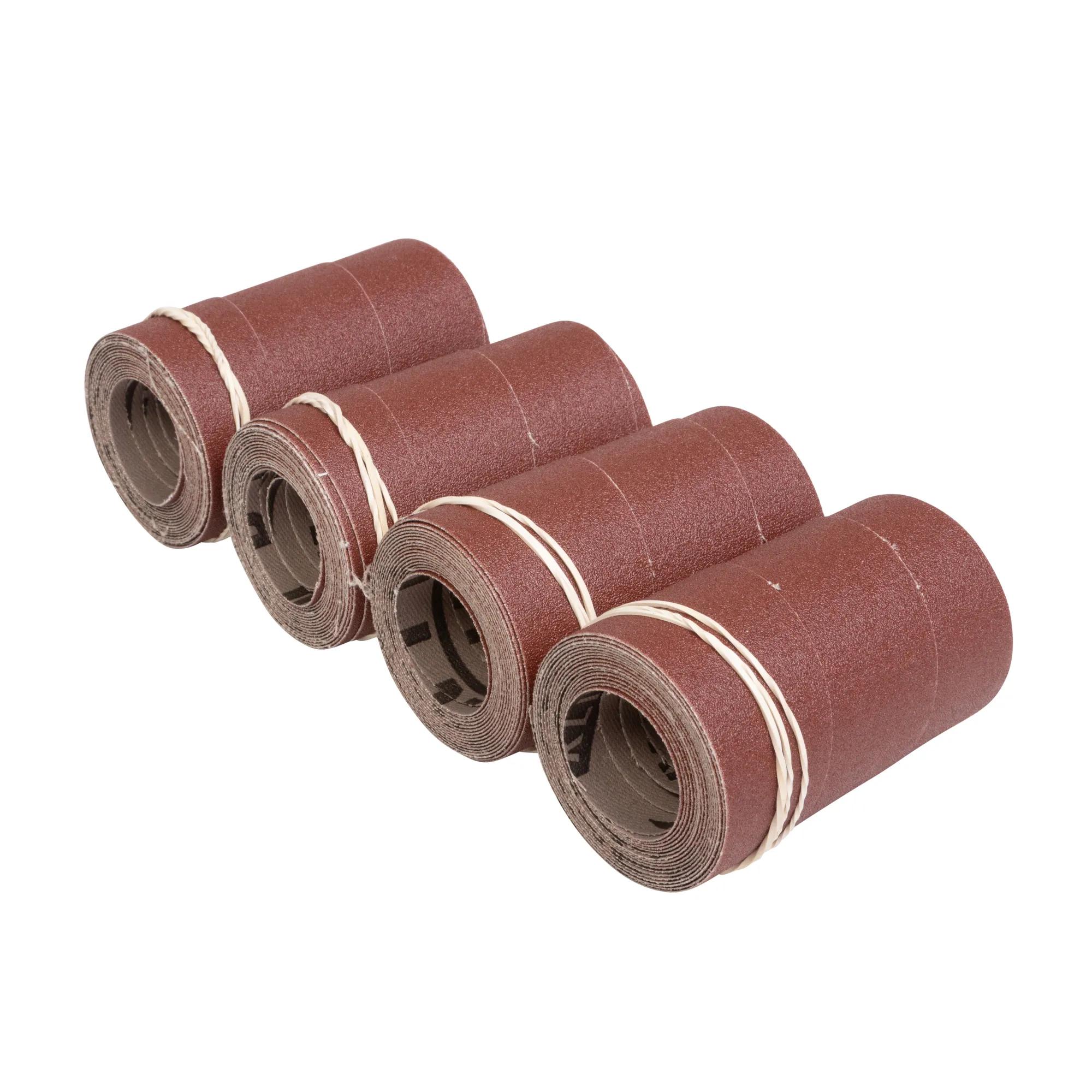 Ready-to-Wrap Abrasive Sandpaper, 16 in, 150 Grit, Pack of 4