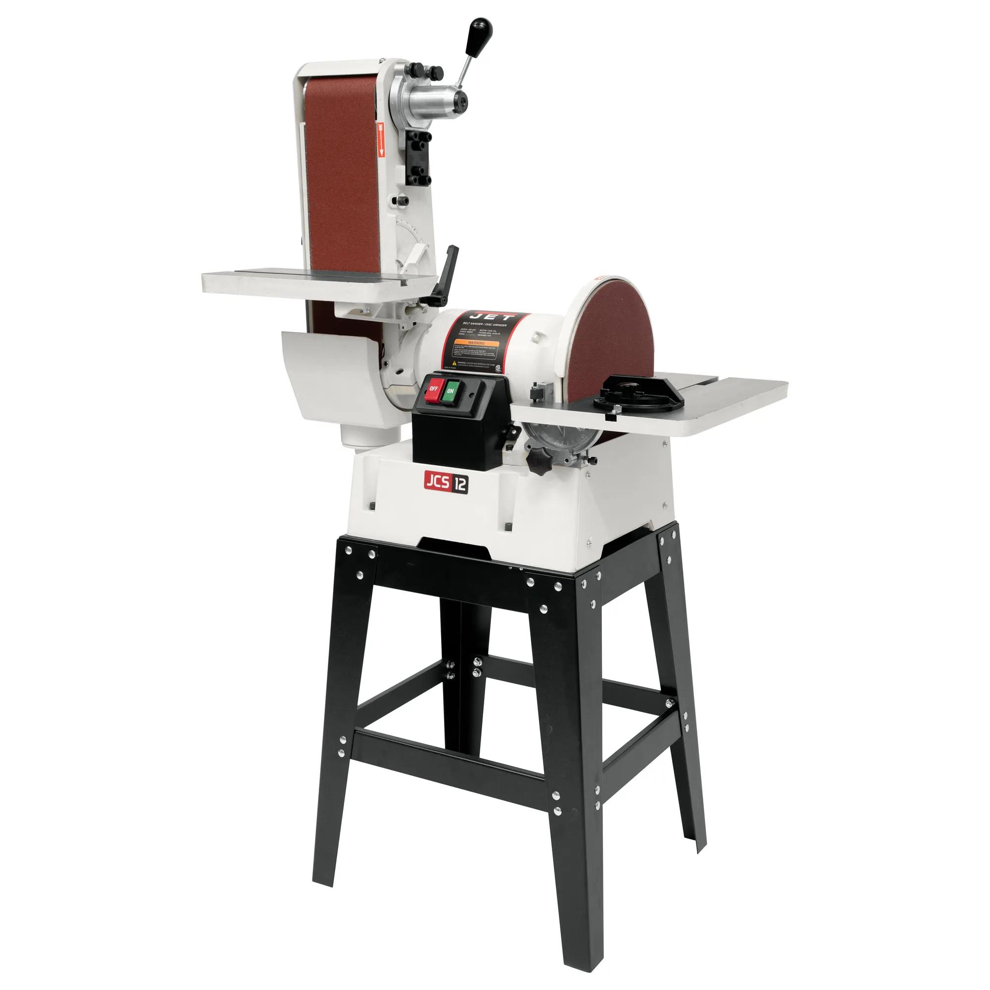 6" x 48" Belt / 12" Disc Sander w/ Open Stand, 1.5HP, 115/230V 1PH(JSG-6DCK)