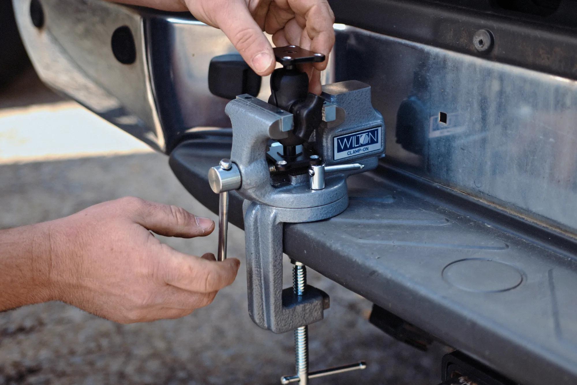 3 in. Clamp-On Apprentice Bench Vise