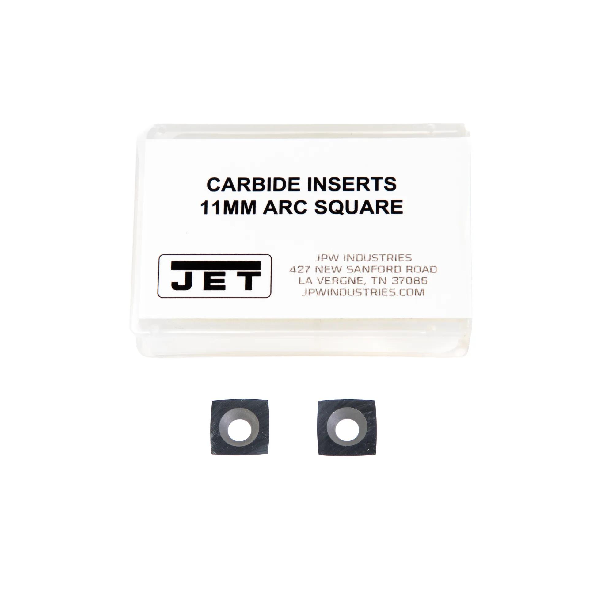 JET Woodturning Chisel Cutting Blade 11mm Square-Arc Carbide Insert (2PC)