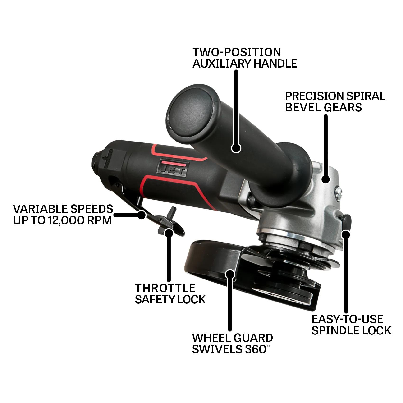 5" Angle Grinder, 1HP(JAT-451)