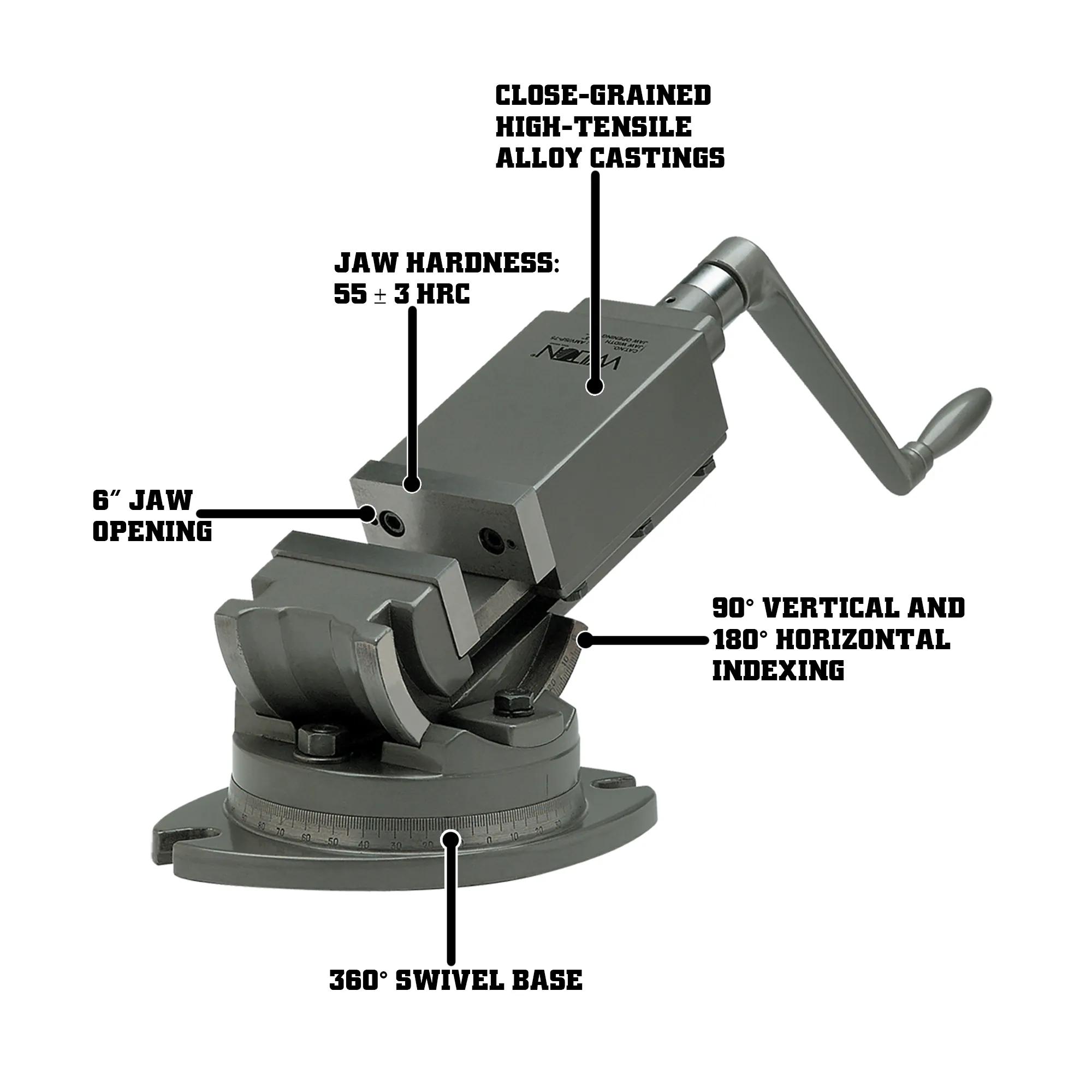 6 in. 2-Axis Angular Tiltling Vise