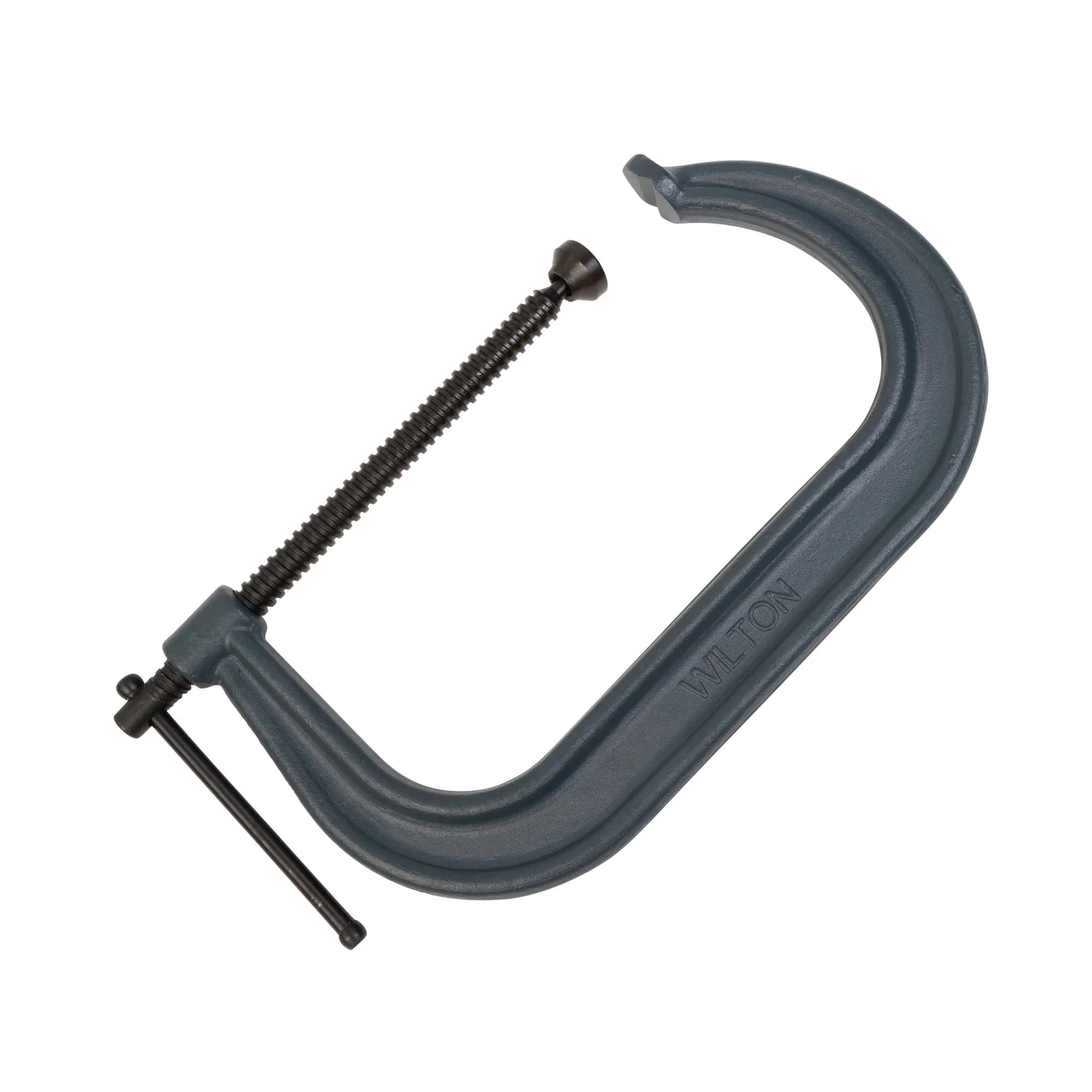 Drop Forged C-Clamp, 2 - 10-1/8 in. Opening, 5-7/8 in. Throat Depth
