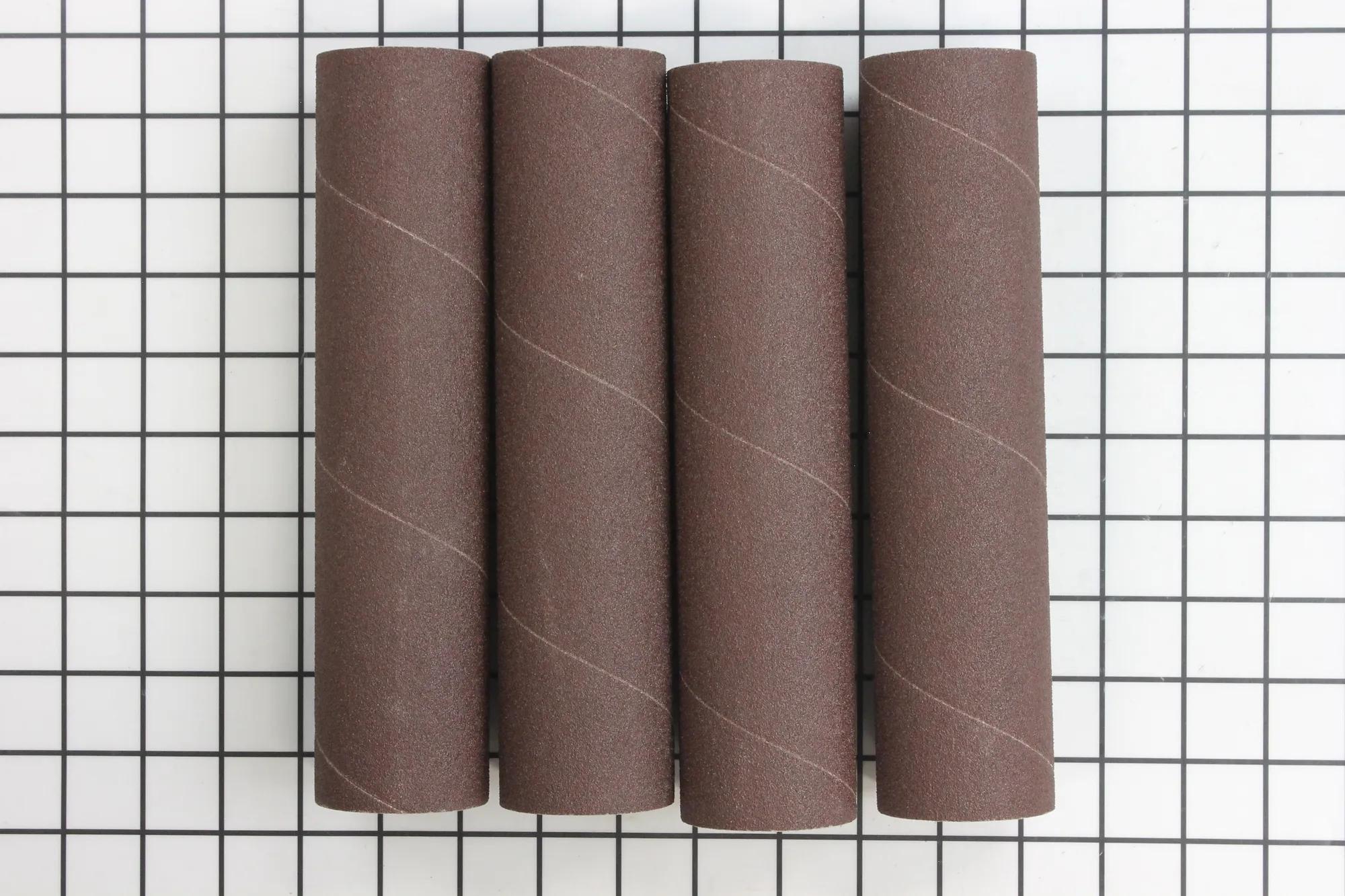 Sanding Sleeves, 2 x 9 in, 60 Grit, Pack of 4