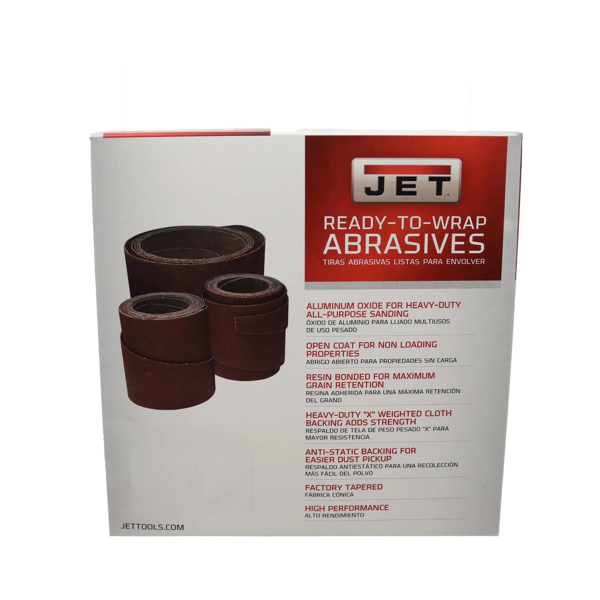 10" Ready-to-Wrap Sandpaper, 220 Grit (6-Pack)