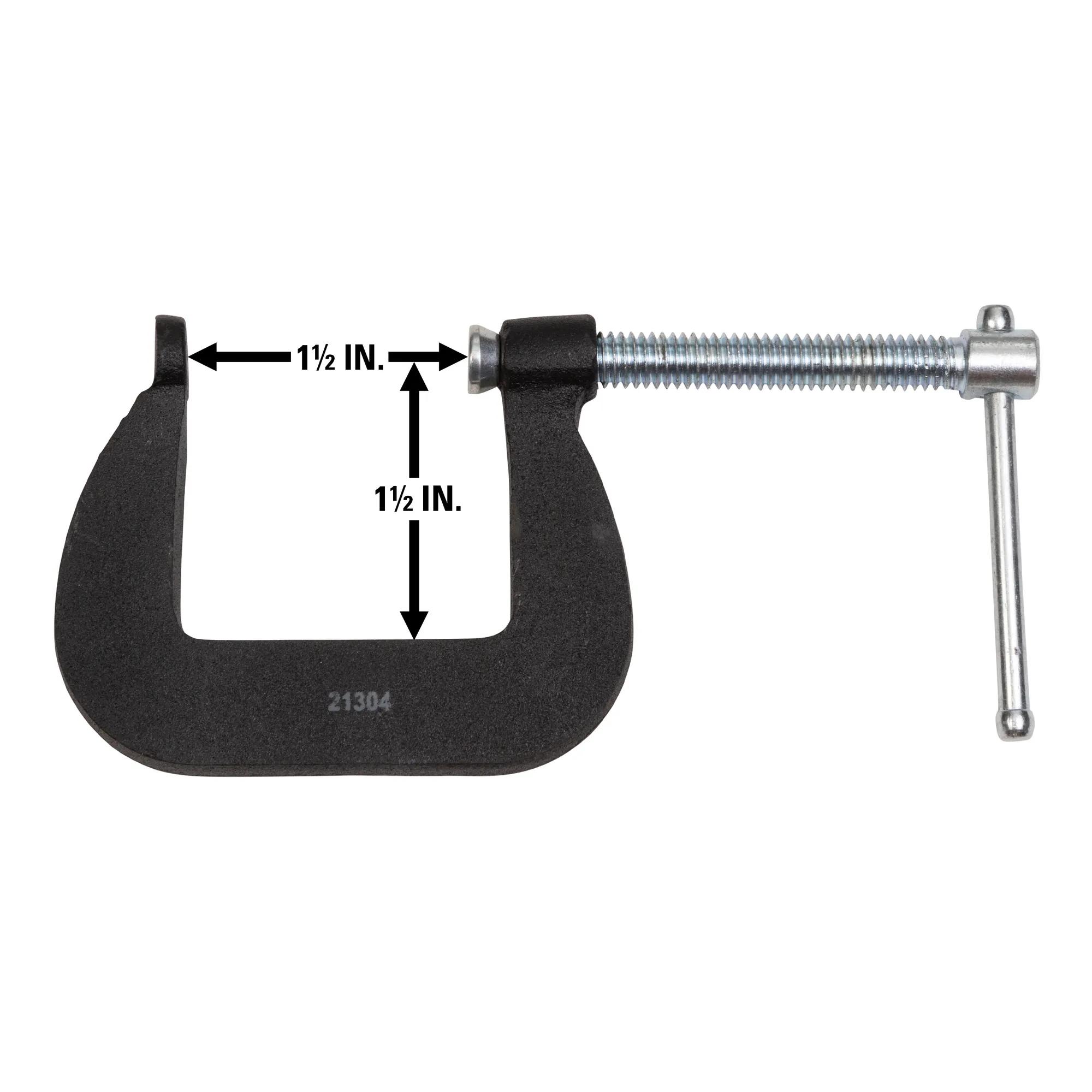Forged Super-Junior C-Clamp 1-1/2 in. Opening Capacity