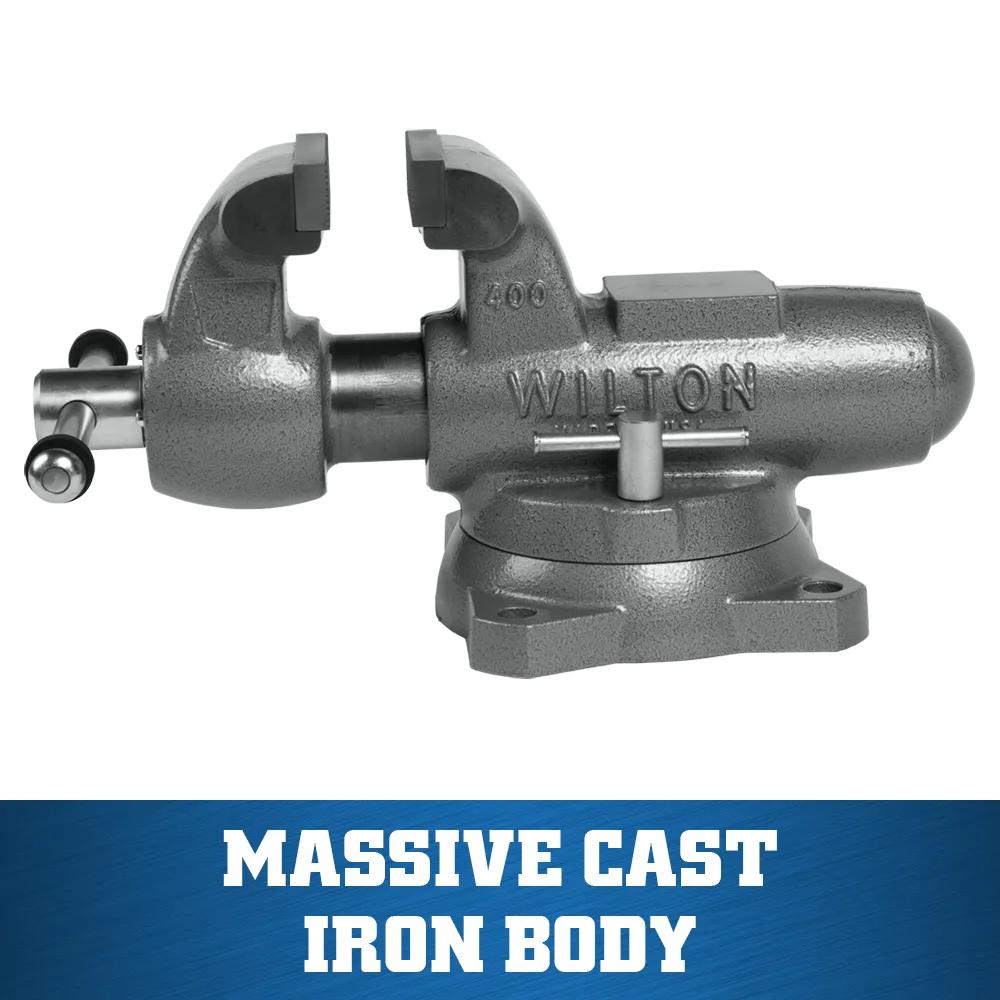 4 in. Machinist Vise with Swivel Base