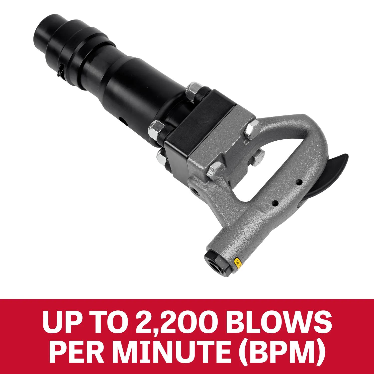3" Stroke, Hex Shank, 4-Bolt Chipping Hammer(JCT-3621)