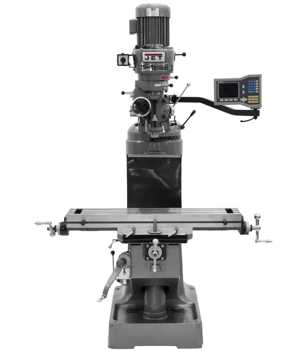 9" x 42" Mill w/ ACU-RITE 203 DRO, 2HP, 115/230V 1PH(JTM-2)