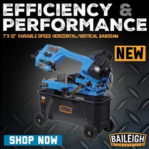 BA1-375, BHVBS-712B; 7x12 Horizontal/Vertical Bandsaw with Coolant