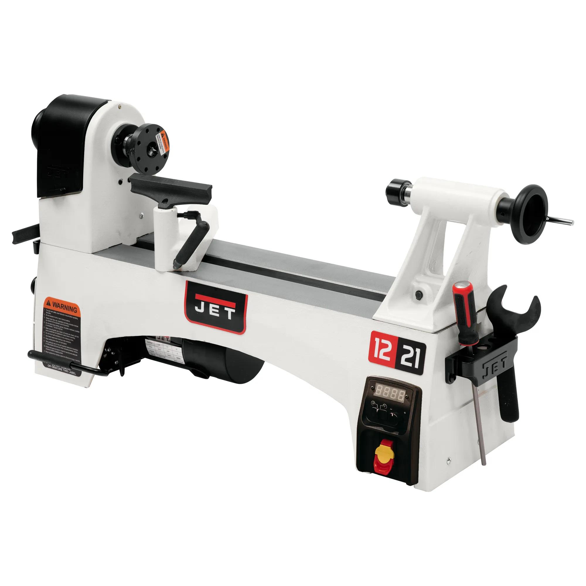 12" x 21" Vari. Speed Wood Lathe, 1HP, 115V 1PH(JWL-1221VS)