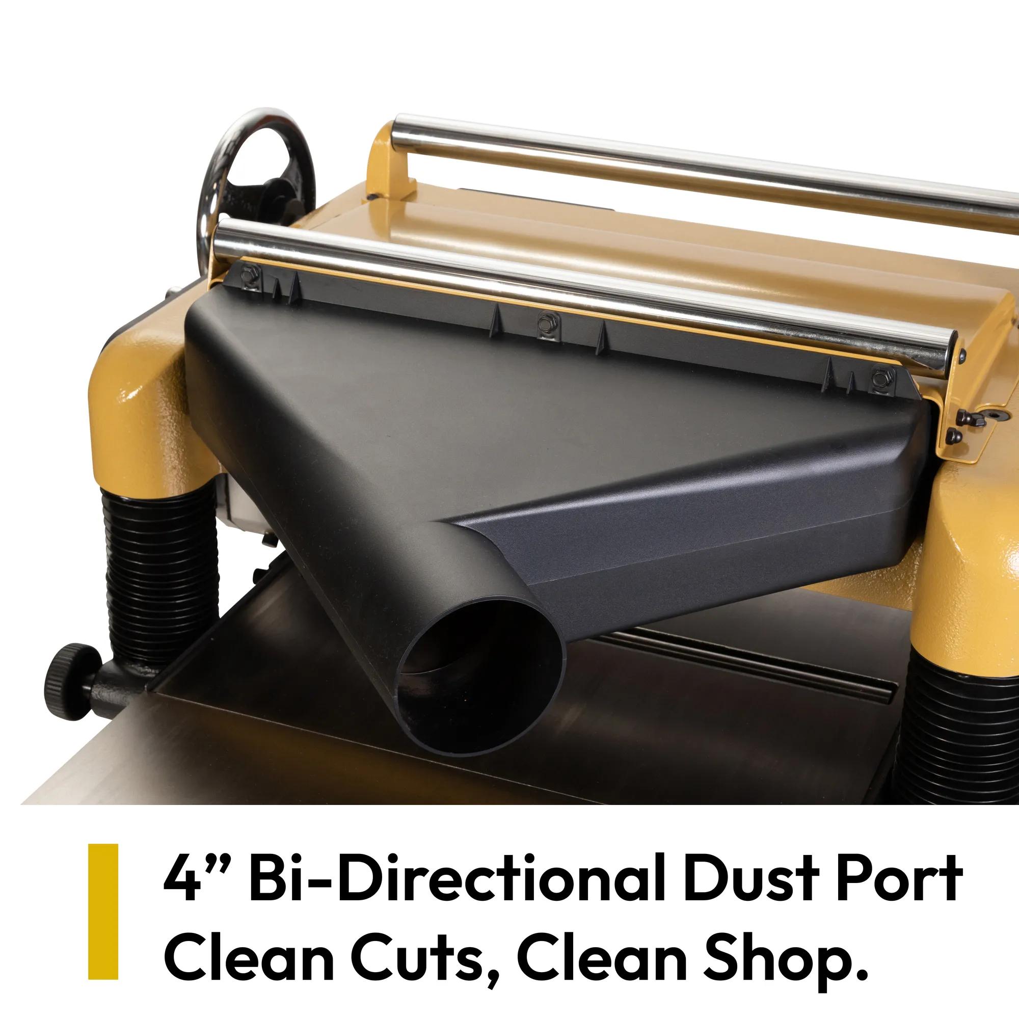 20-Inch Helical Cutterhead Planer,  5 HP, 3PH, 460V (209BHH-4)