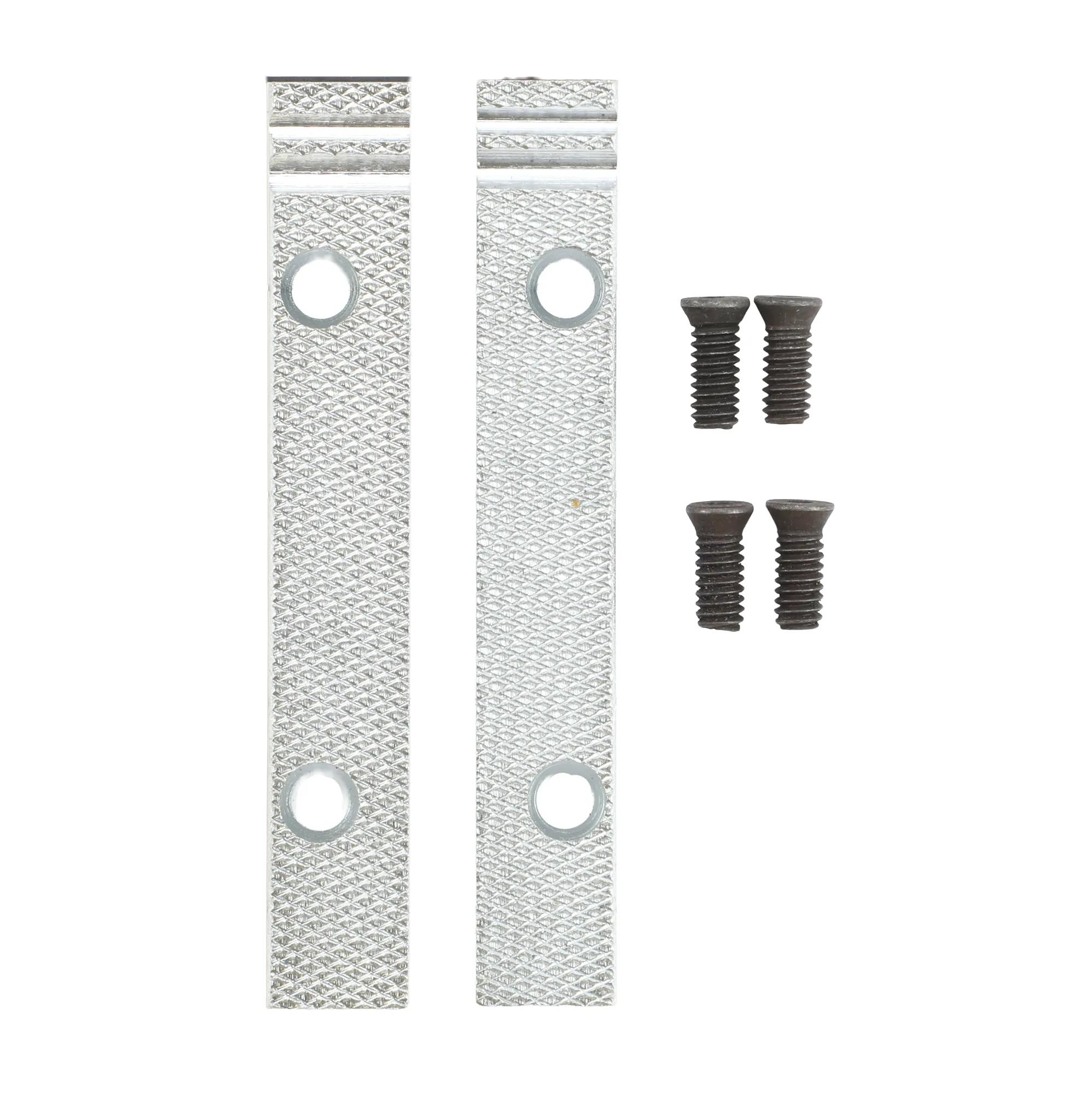Jaw Steel Pair with Screws, 4-1/2 in.