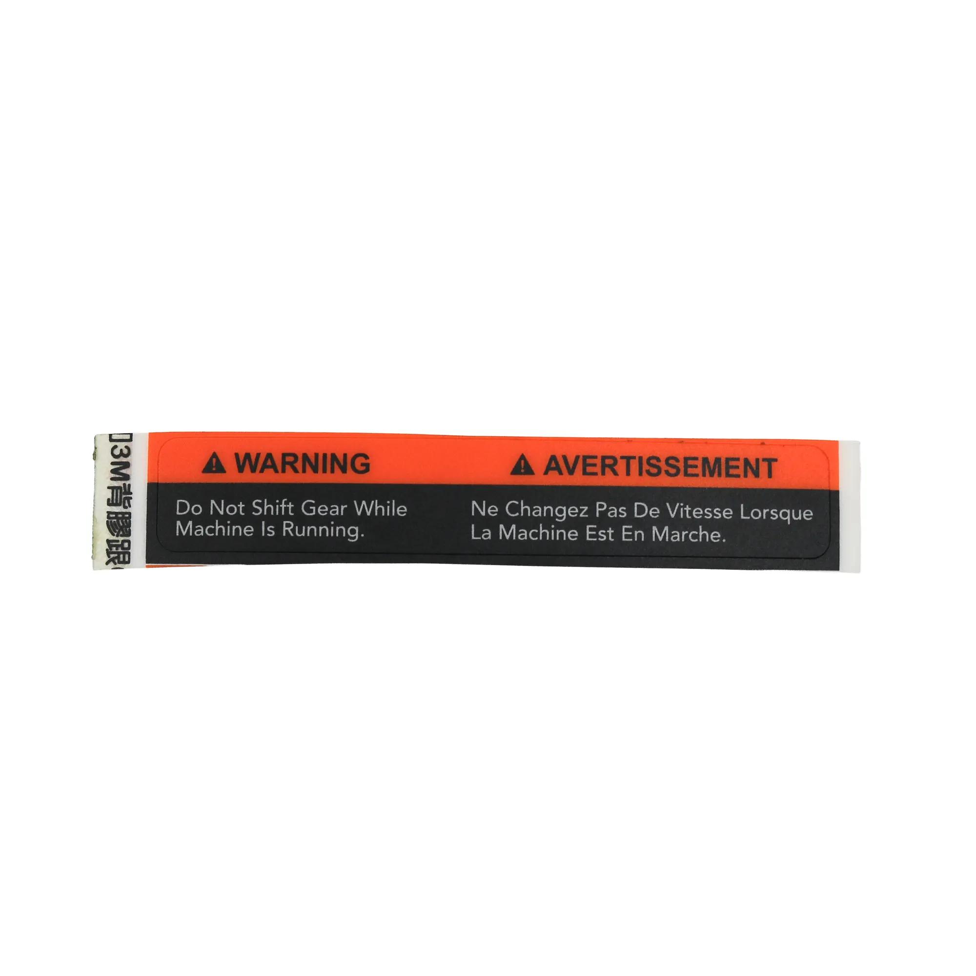 Clutch Warning Label | PM2820EVS-414