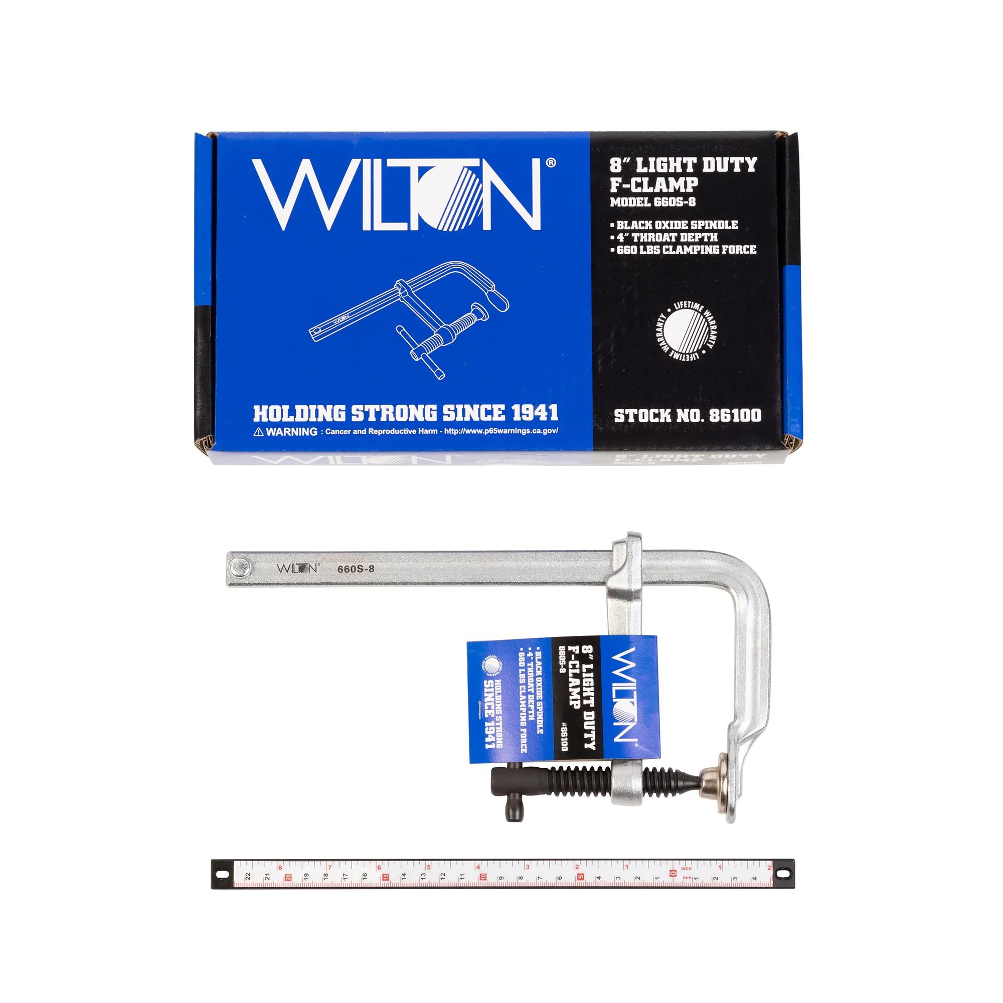 8 in.  Light Duty F-Clamp - (660S-8)