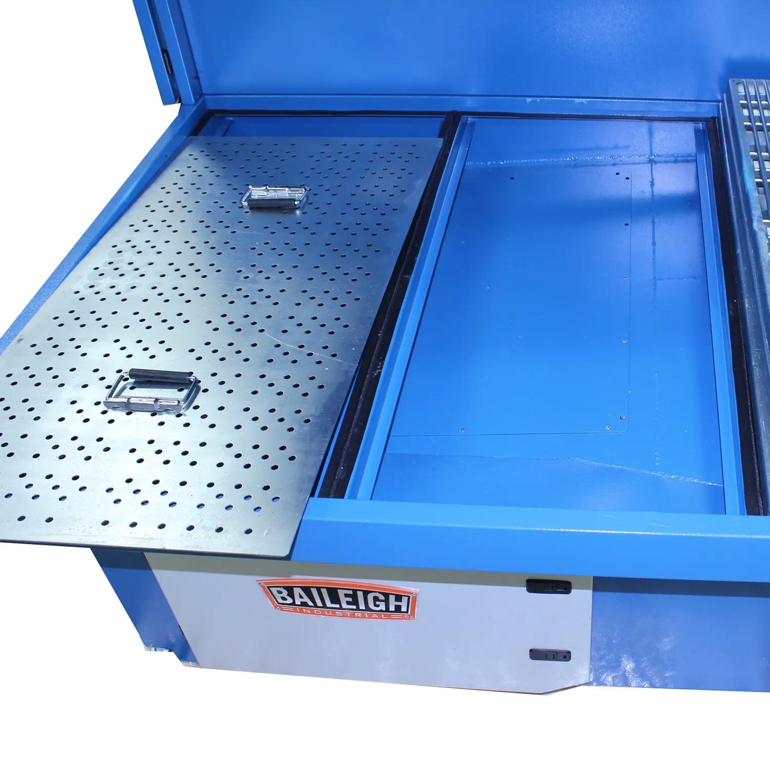 Movable under grate to the chip chute