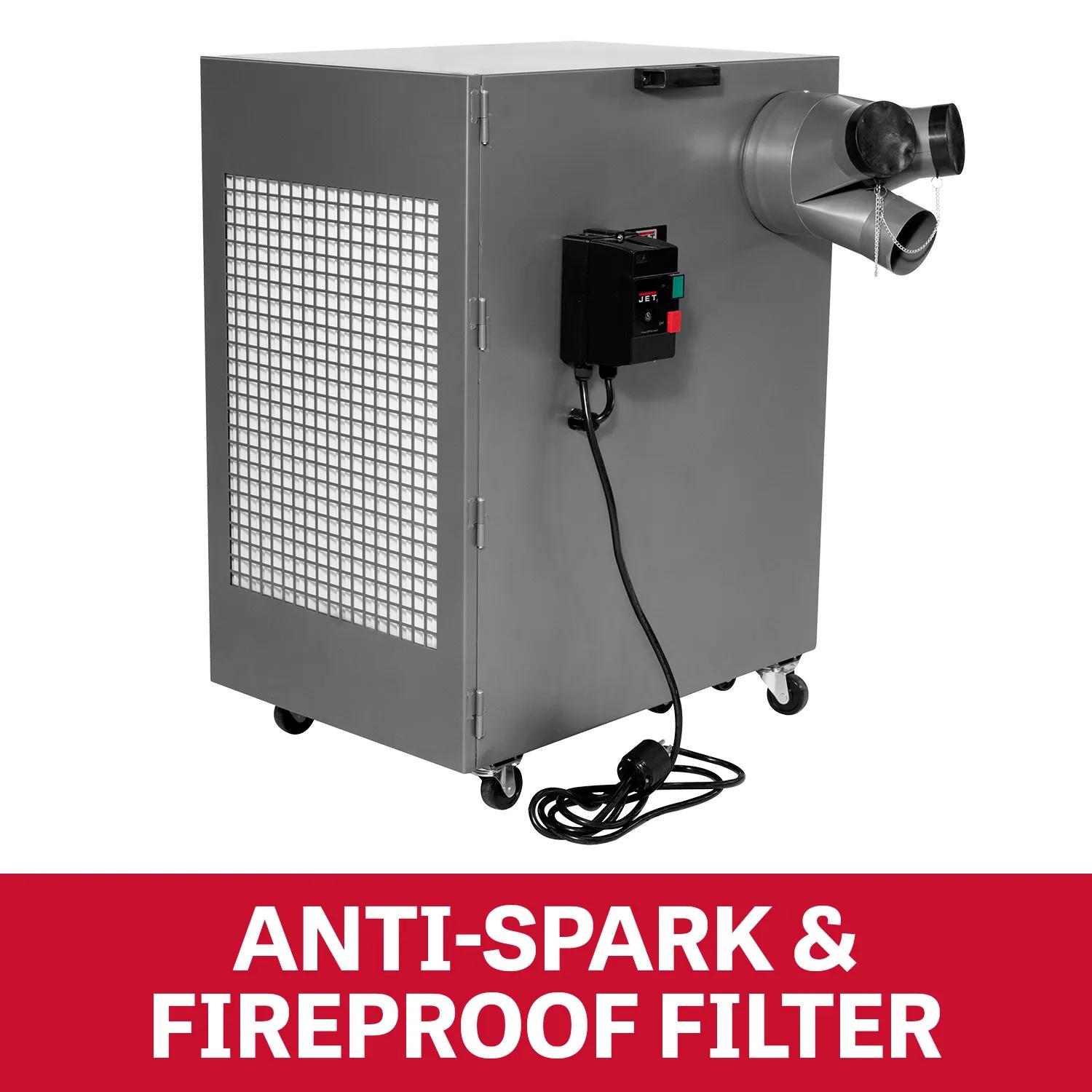 957 CFM, Industrial Dust Collector, 3HP, 230V 1PH(JDC-510)