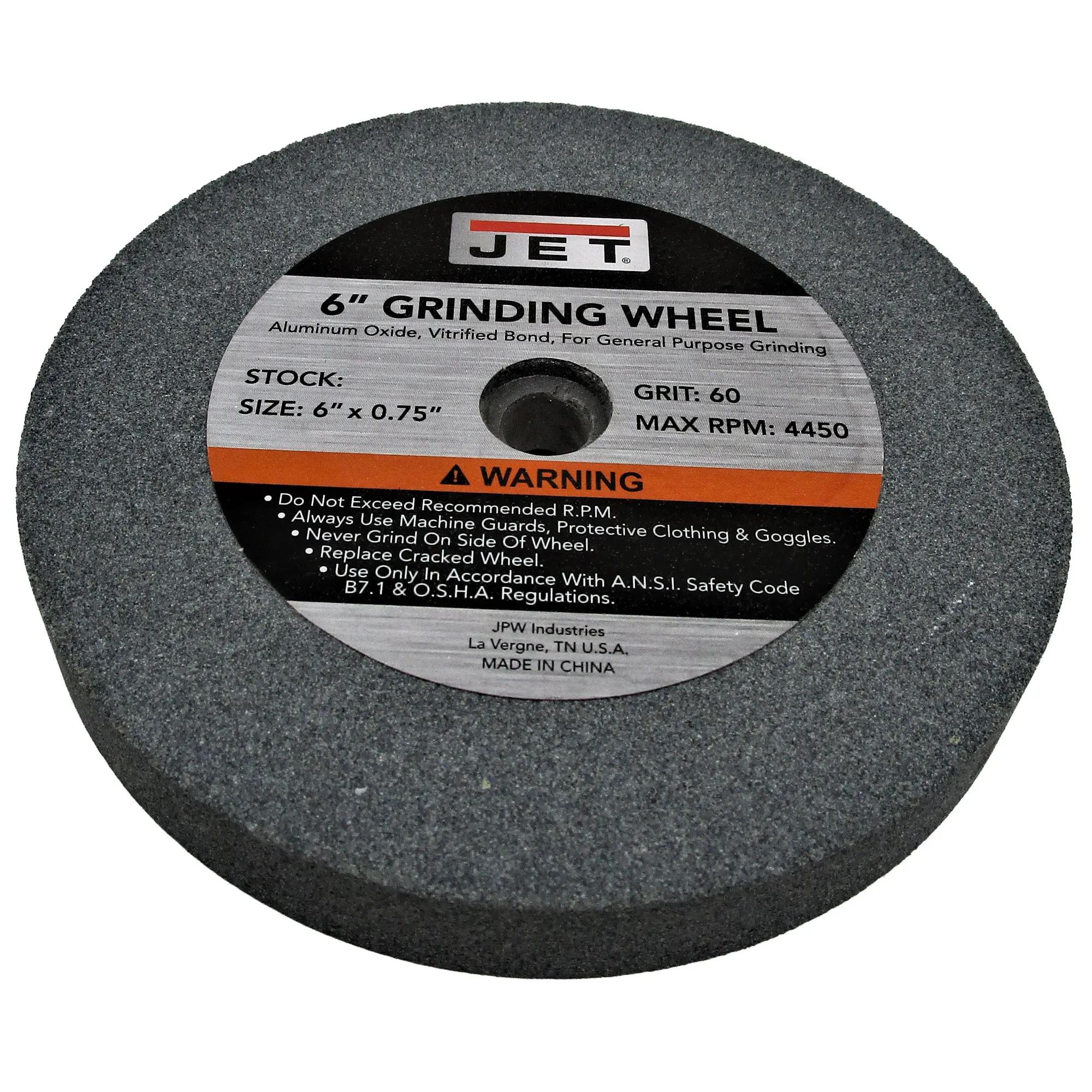 Grinding Wheel 6 INX3/4 In 60 Grit for JBG-10B, JBG-6B, JBG-8B (JBG6B-021)