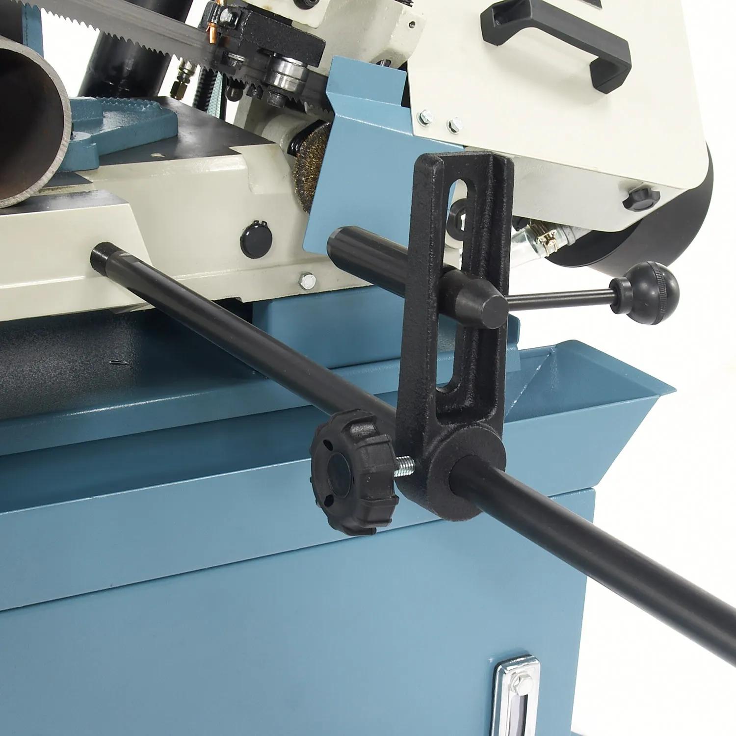 Material Stop Assembly Used to set the length of material to be cut for repeatable cut lengths