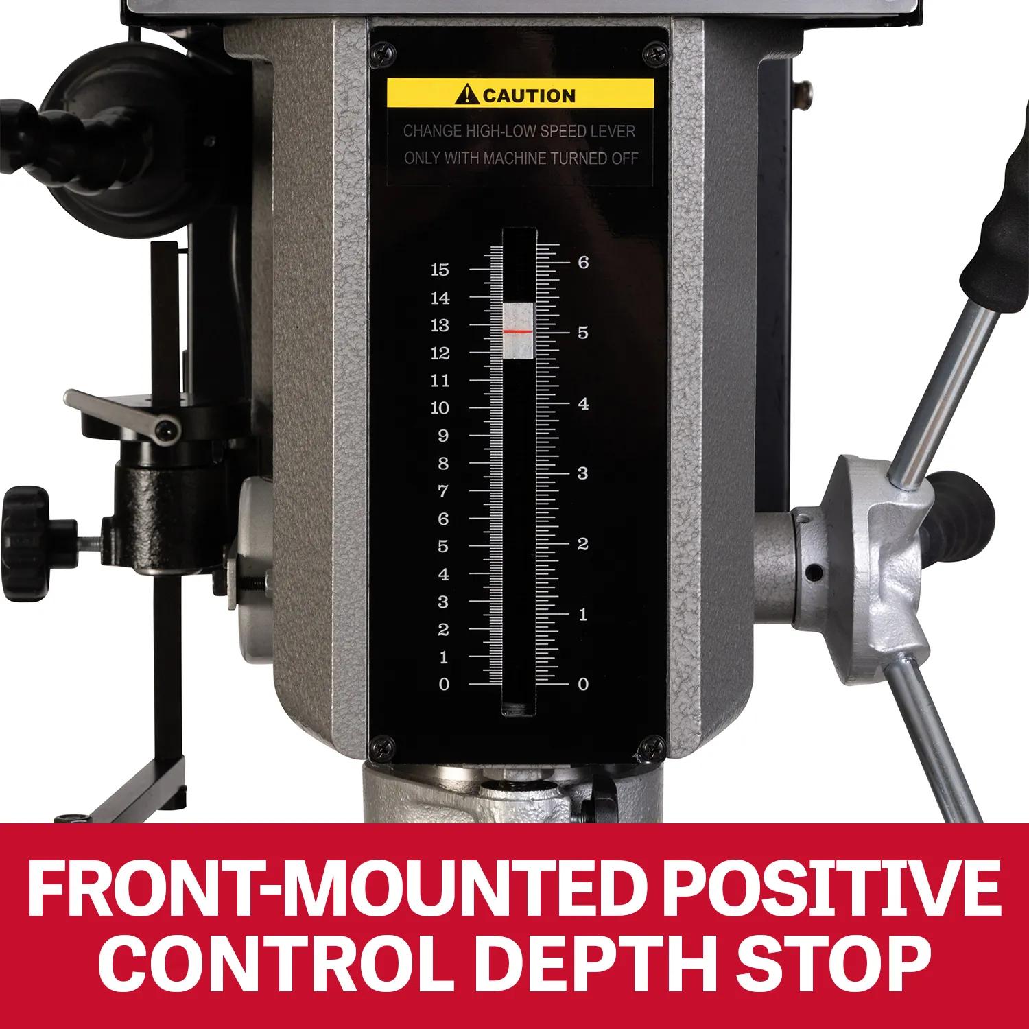 1-1/2" Drilling Capacity, 2HP, 230V 3PH(JDP-20EVS-110)