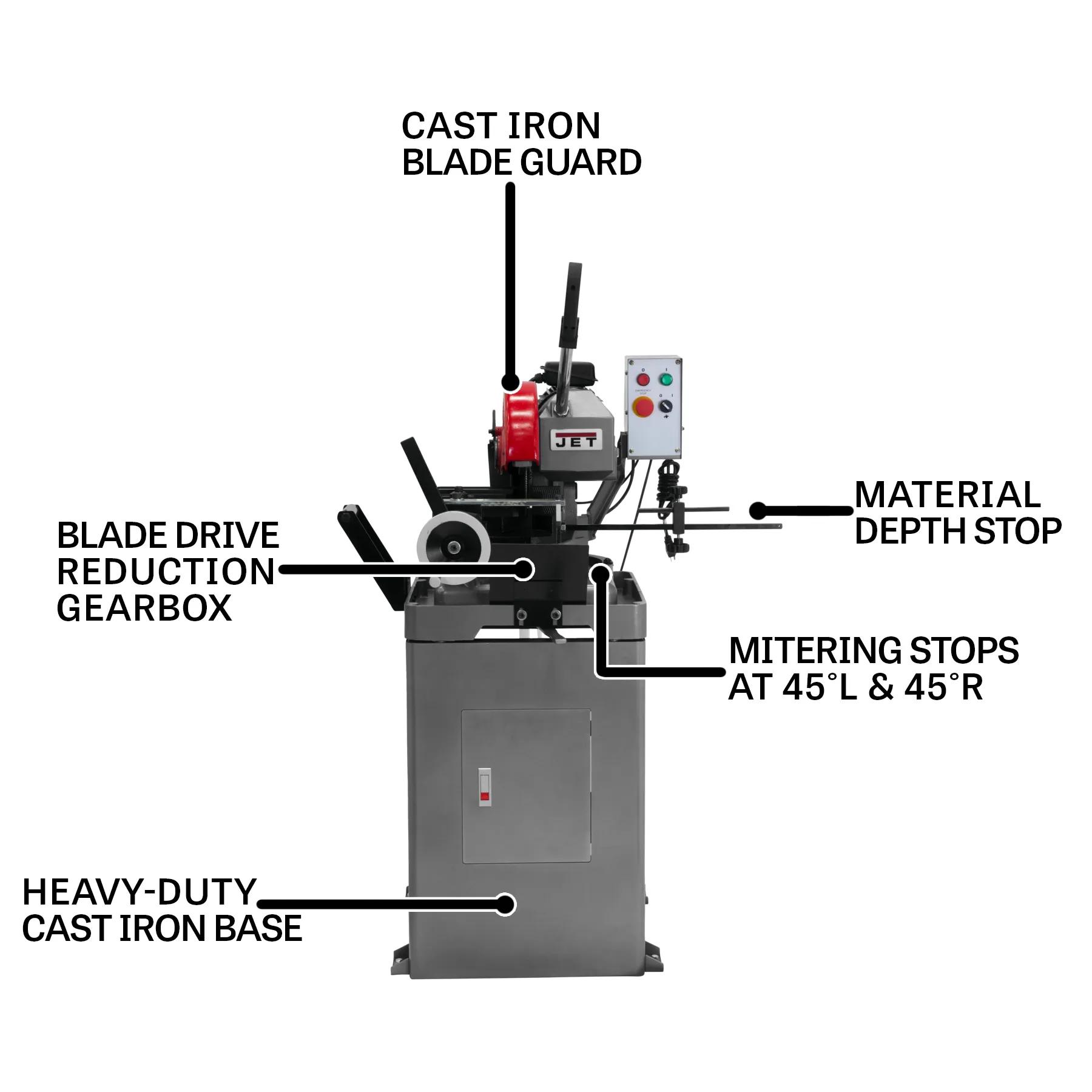 CS-275, 275mm 1-Phase Ferrous Manual Cold Saw