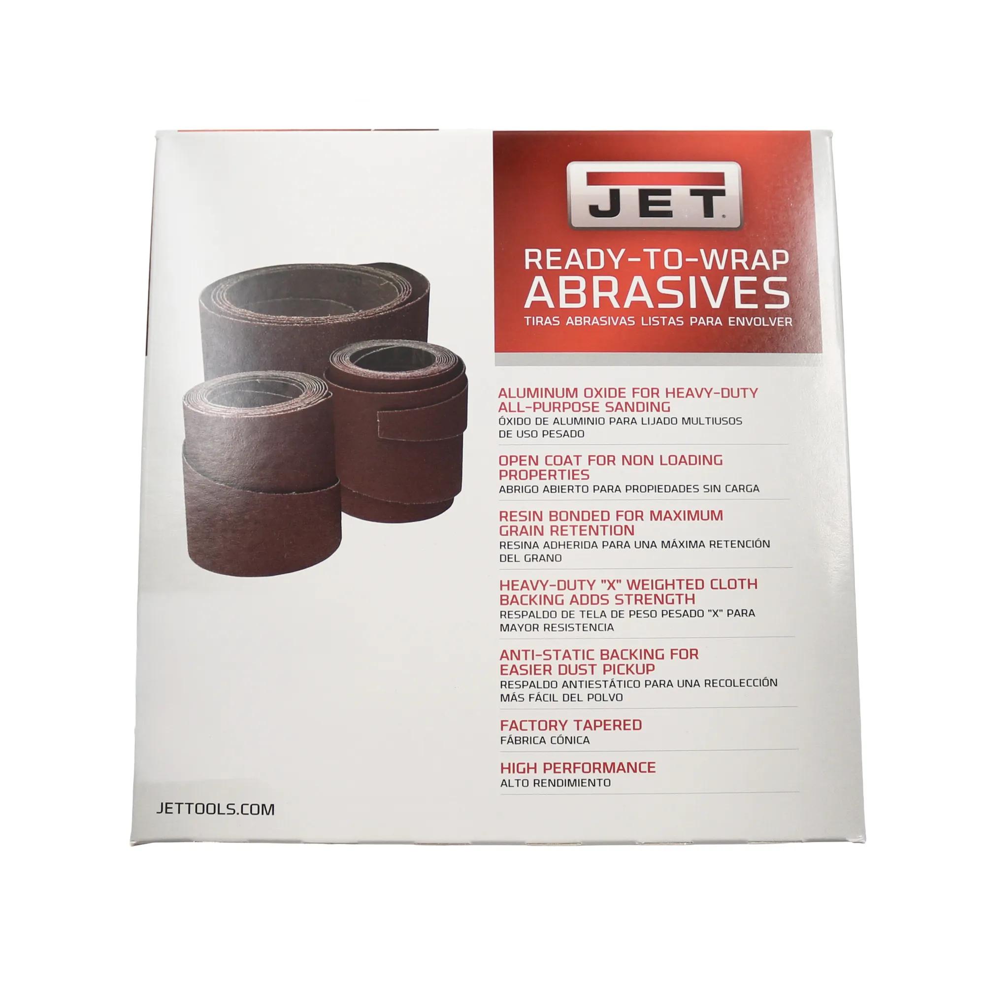 Ready-to-Wrap Abrasive Sandpaper, 25 in, 150 Grit, Pack of 3