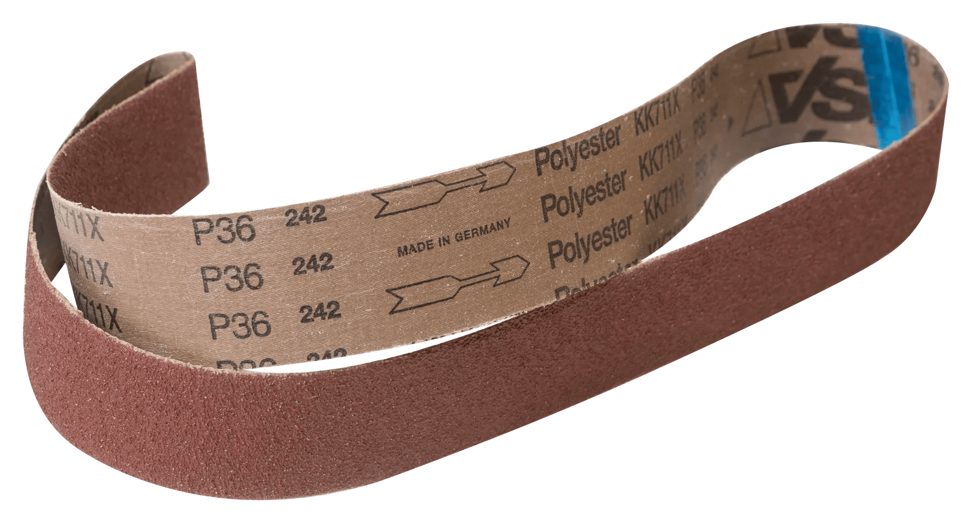 Aluminum Oxide Sanding Belts, 2" x 48", 36 Grit (3-Pack)