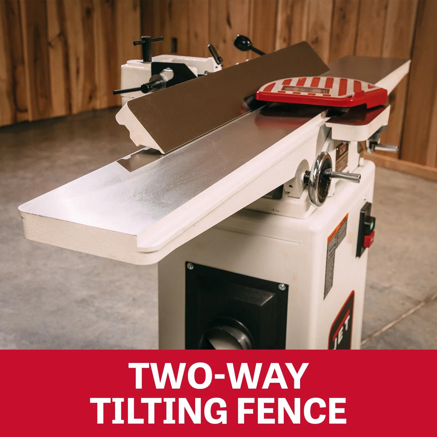 6" Deluxe Jointer w/ Quick Set Knives, 1HP, 115/230V 1PH(JJ-6CSDX)