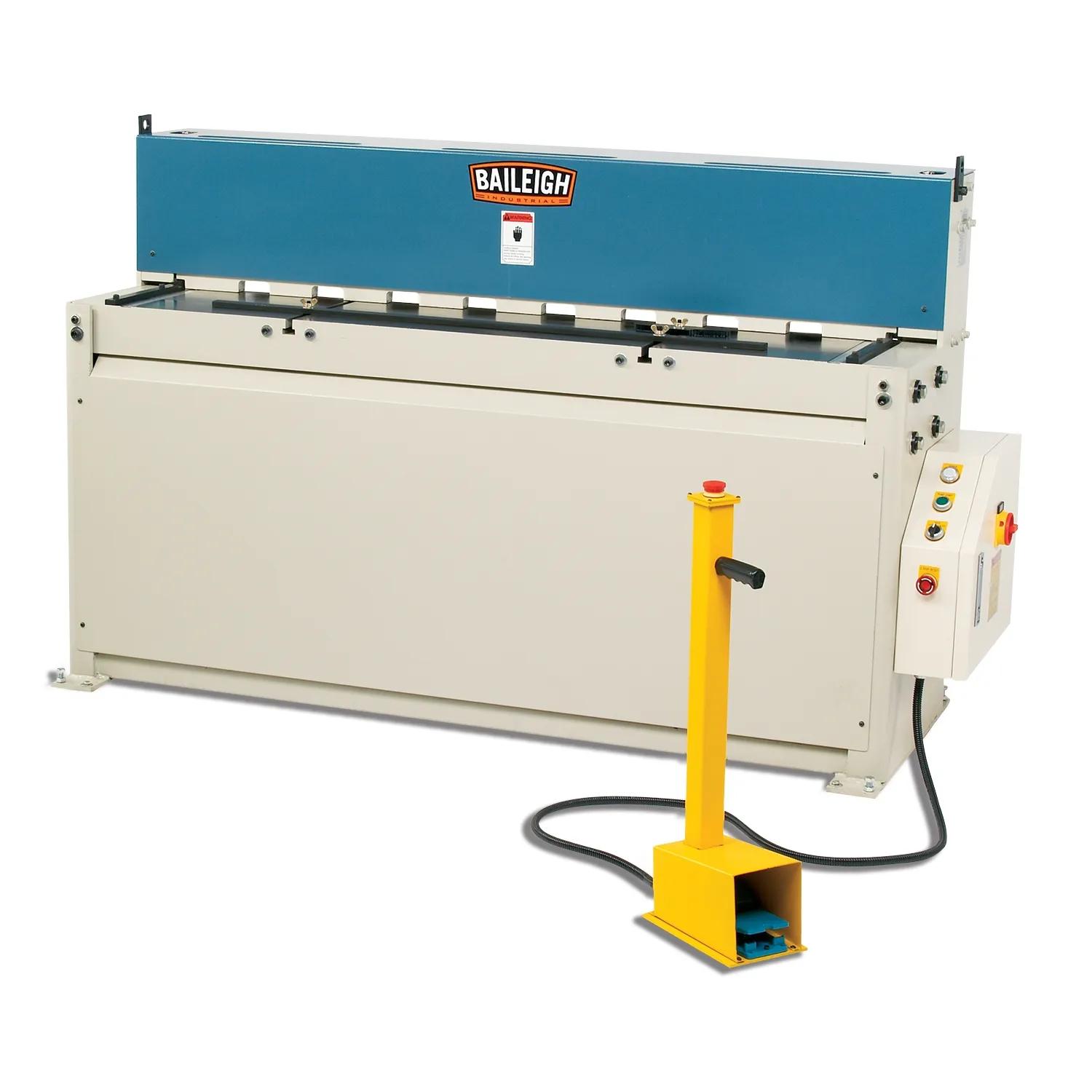 SH-6010 Hydraulic Shear is built with a fully welded metal plate frame to reduce flex and ensure accuracy