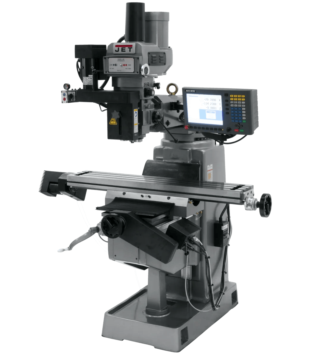 10" x 50" Mill w/ 2-Axis Acu-Rite MilPwr G2 CNC Controller, 3HP, 230V 3PH(JTM-1050EVS2/230)