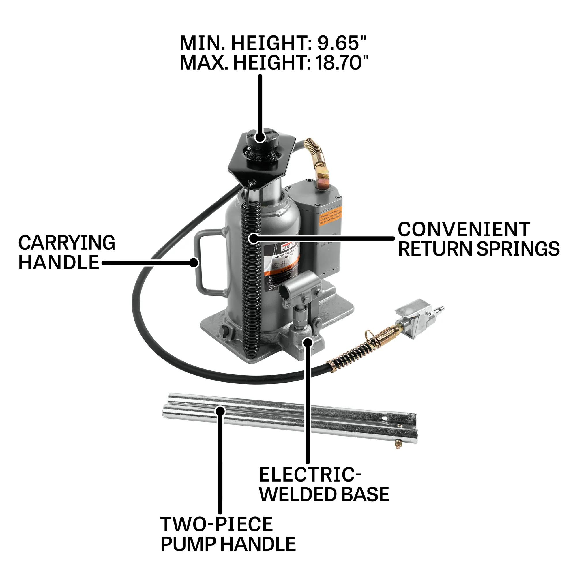 20 Ton, / Hydraulic Bottle Jack(AHJ-20)