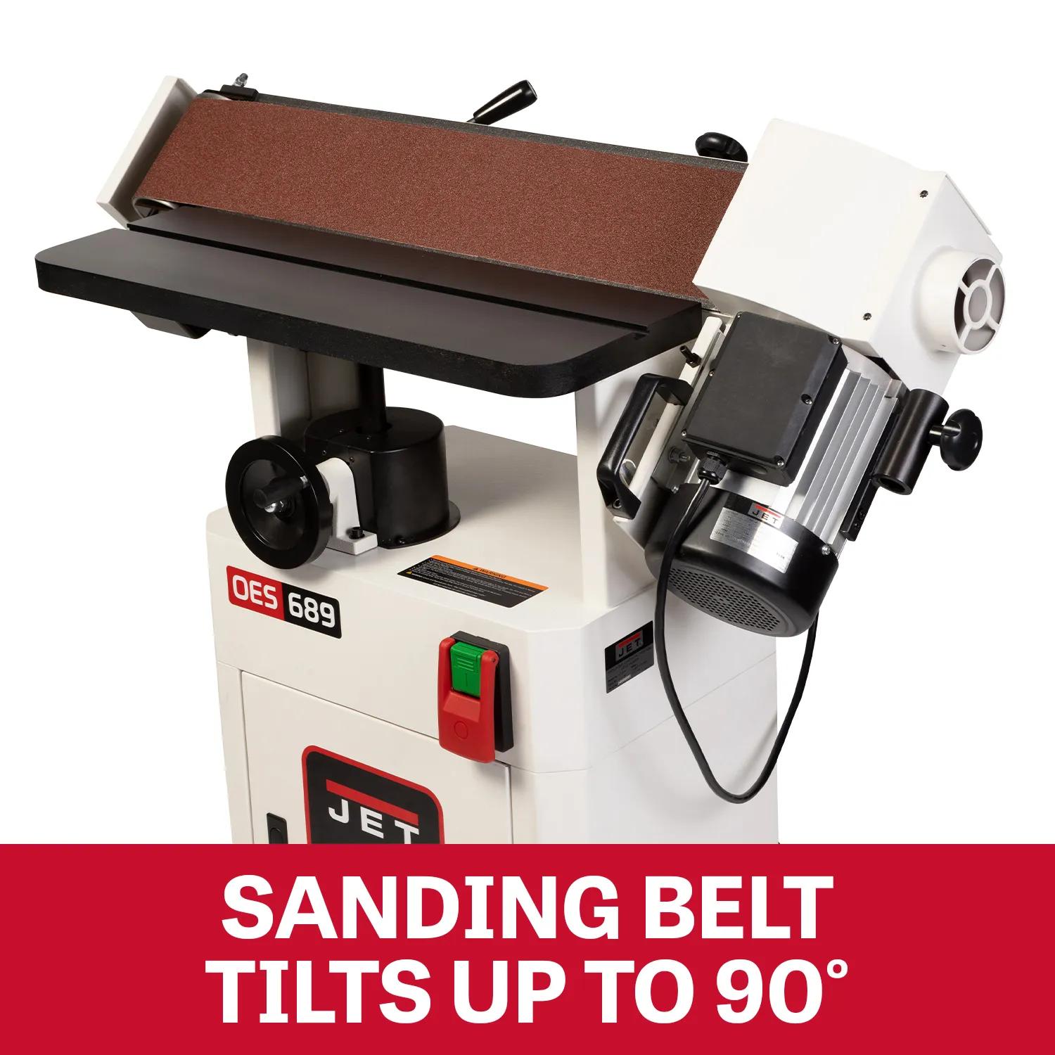 6" x 89"  Black Oscillating Edge Sander, Belt, 1.75HP, 115/230V 1PH(OES-689-BLK)