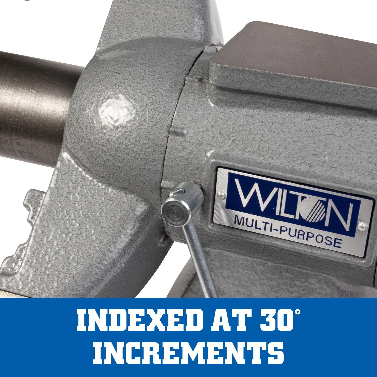 indexed at 30 degree increments