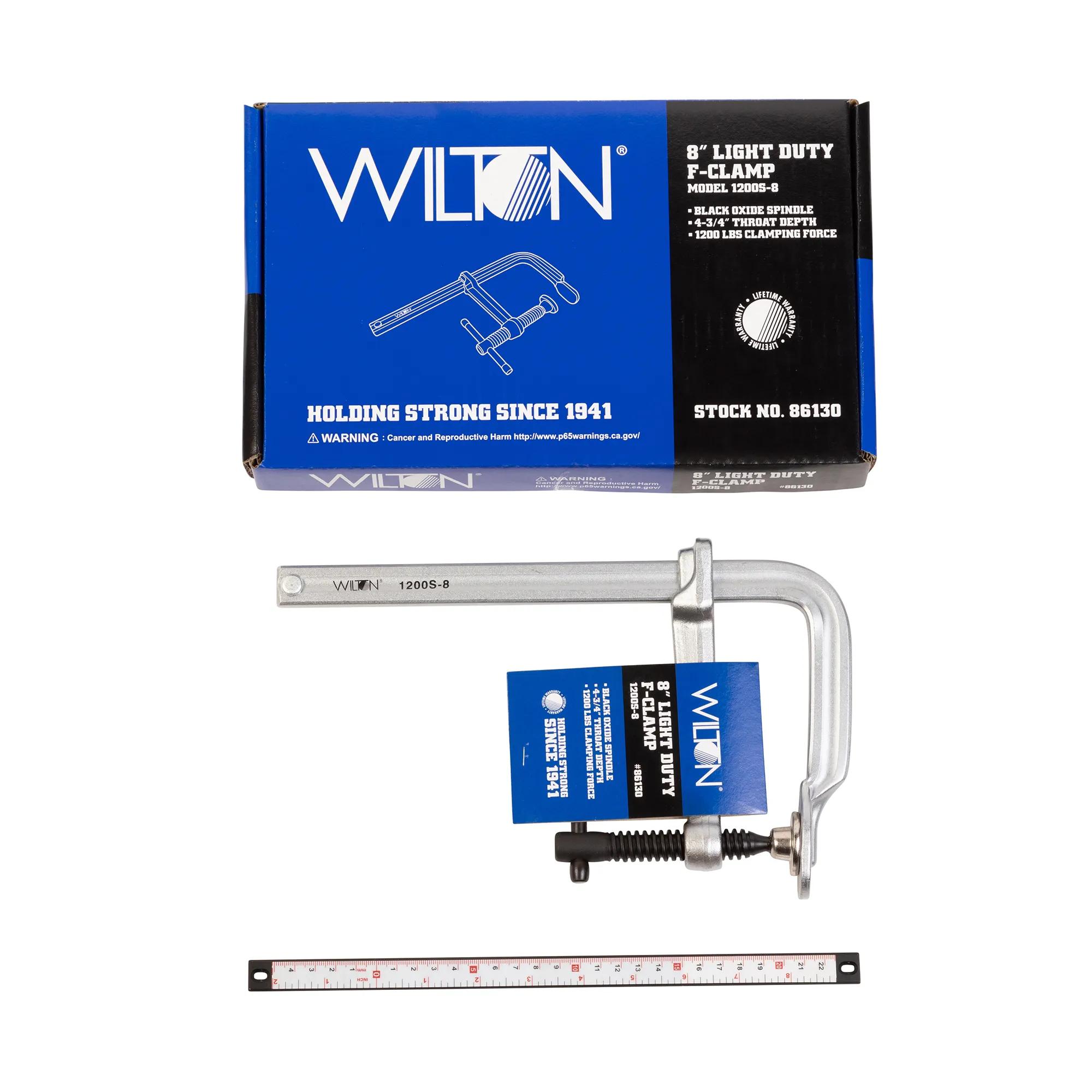 8 in.  Light Duty F-Clamp - (1200S-8)