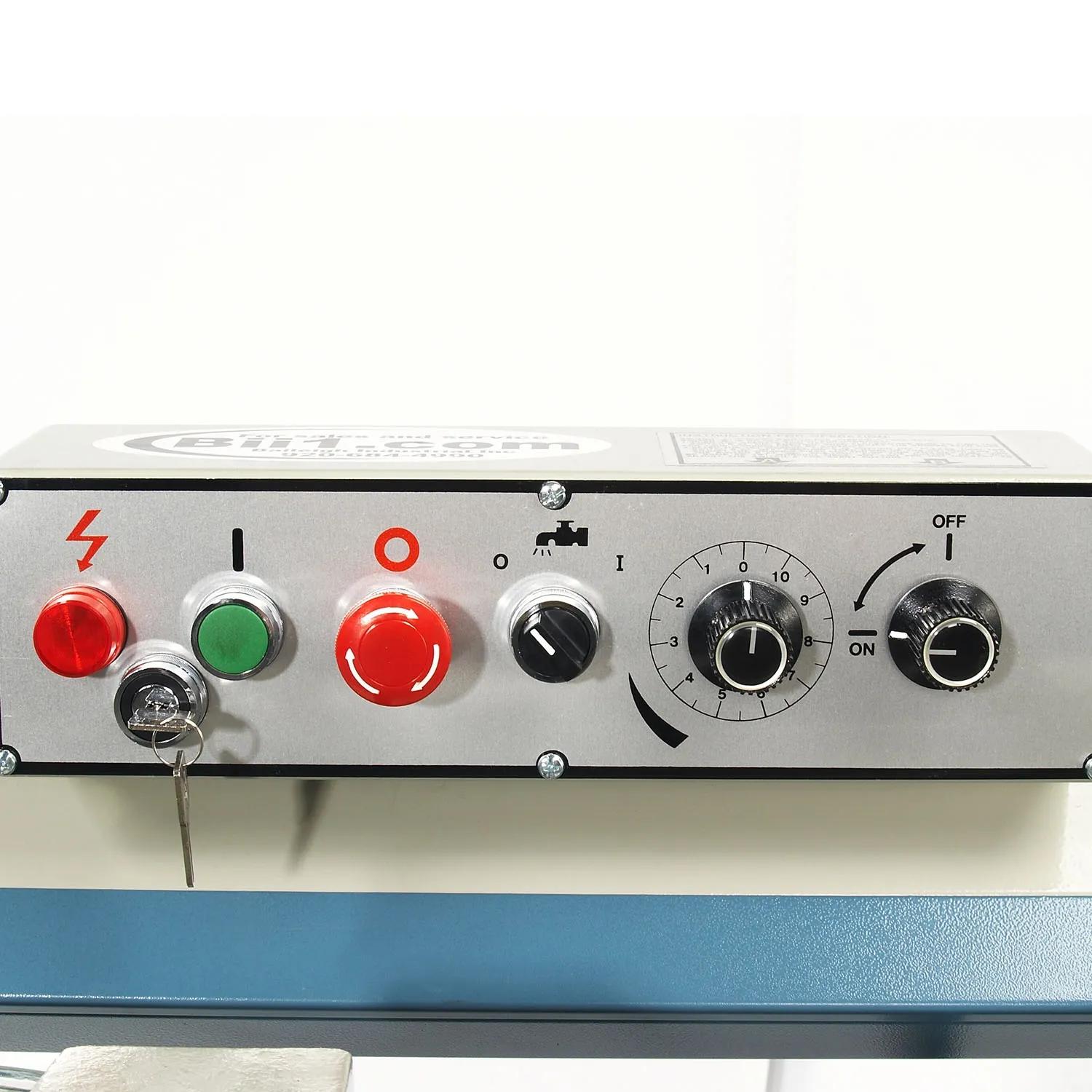 Operation Control Panel Houses the operational controls for the saw