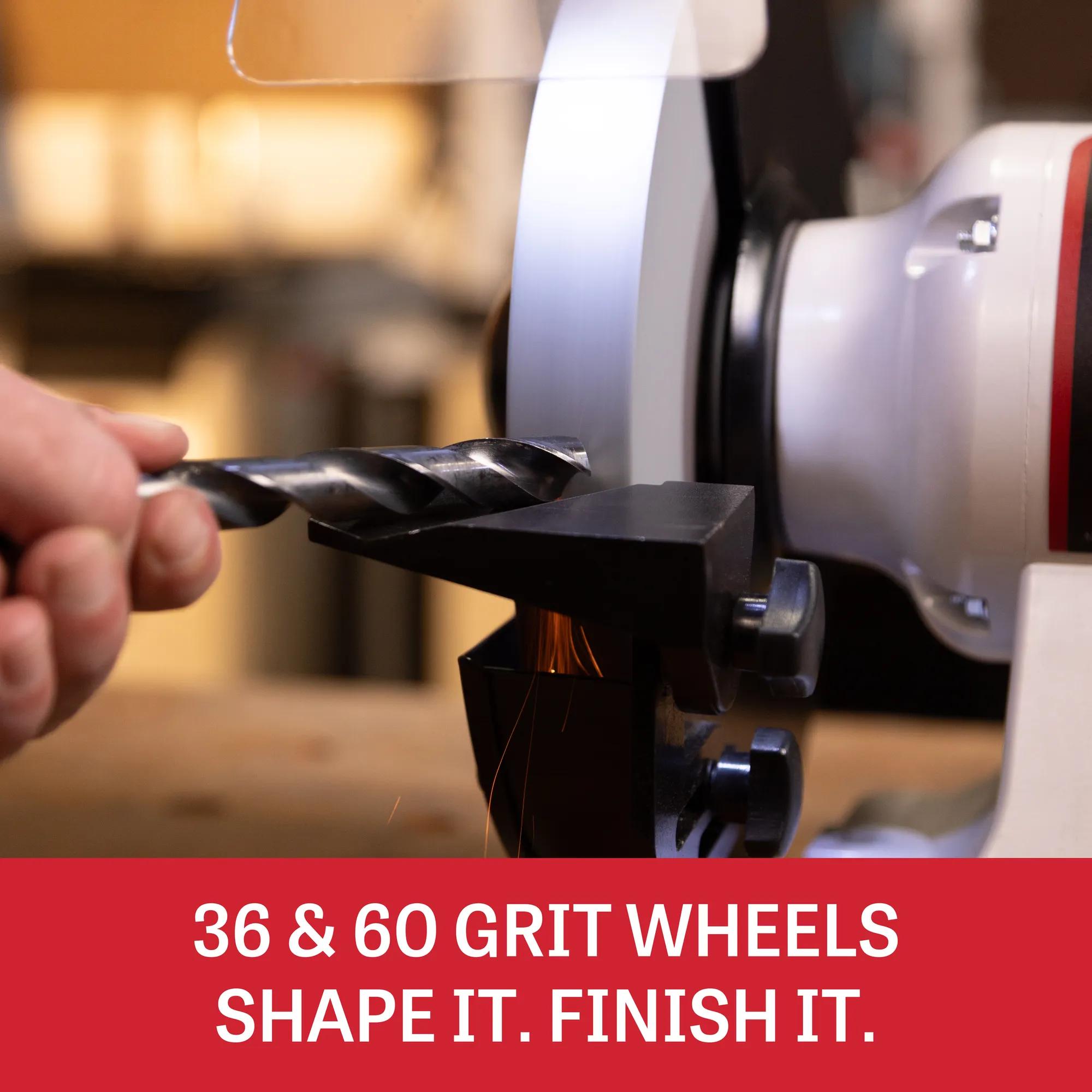 8" Dual Wheels High-Speed Bench Grinder, 0.5HP, 120V 1PH(JWBG-8HS)