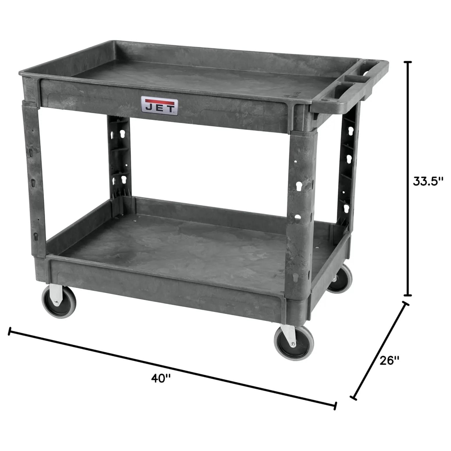 550 lb Capacity, x 26, Resin Utility Cart(PUC-4126)