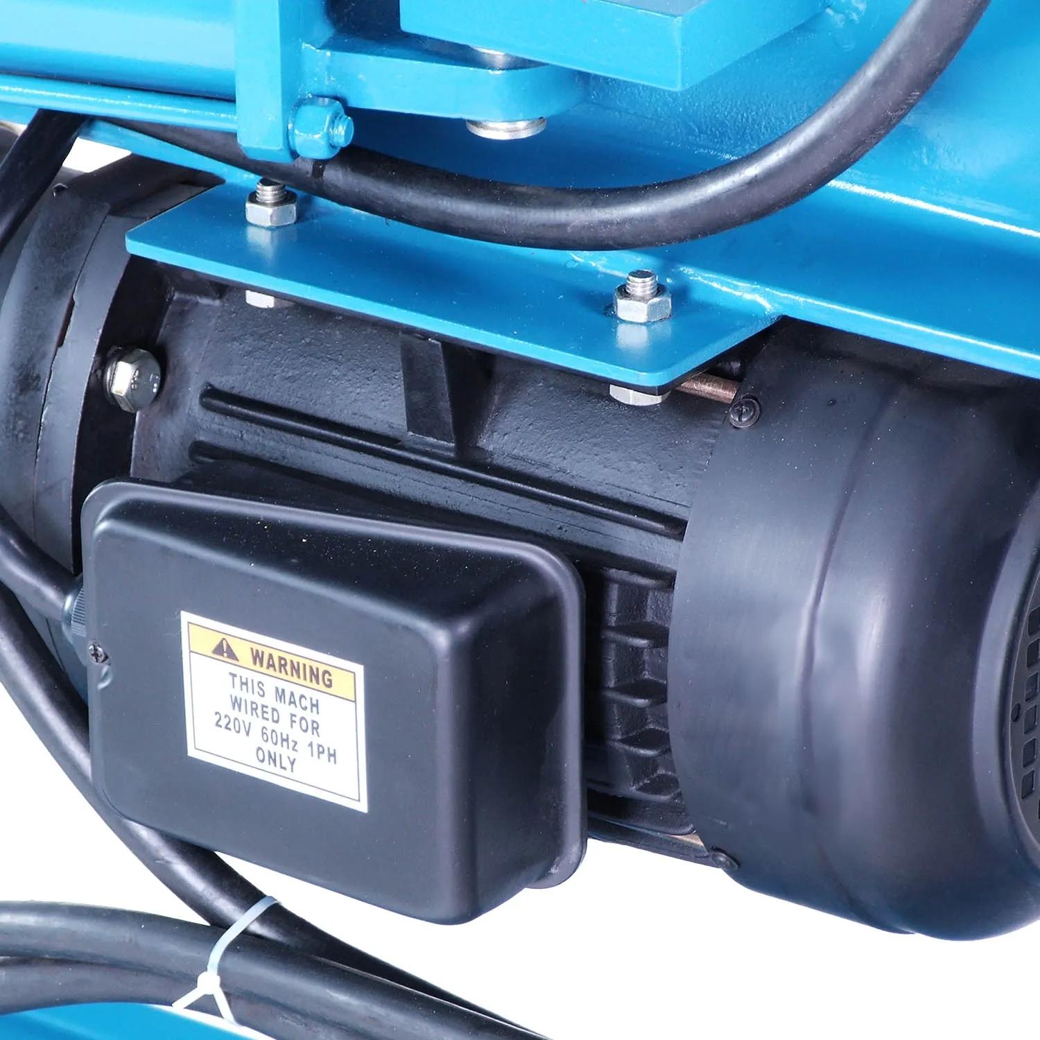 Machine is wired for 220 volts, 60hz alternating current