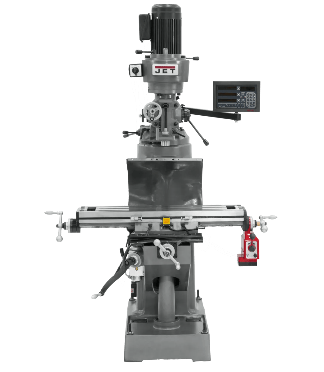 8" x 36" Mill w/ NMS800 DRO w/ X-Axis Powerfeed, 1.5HP, 115/230V 1PH(JVM-836-1)