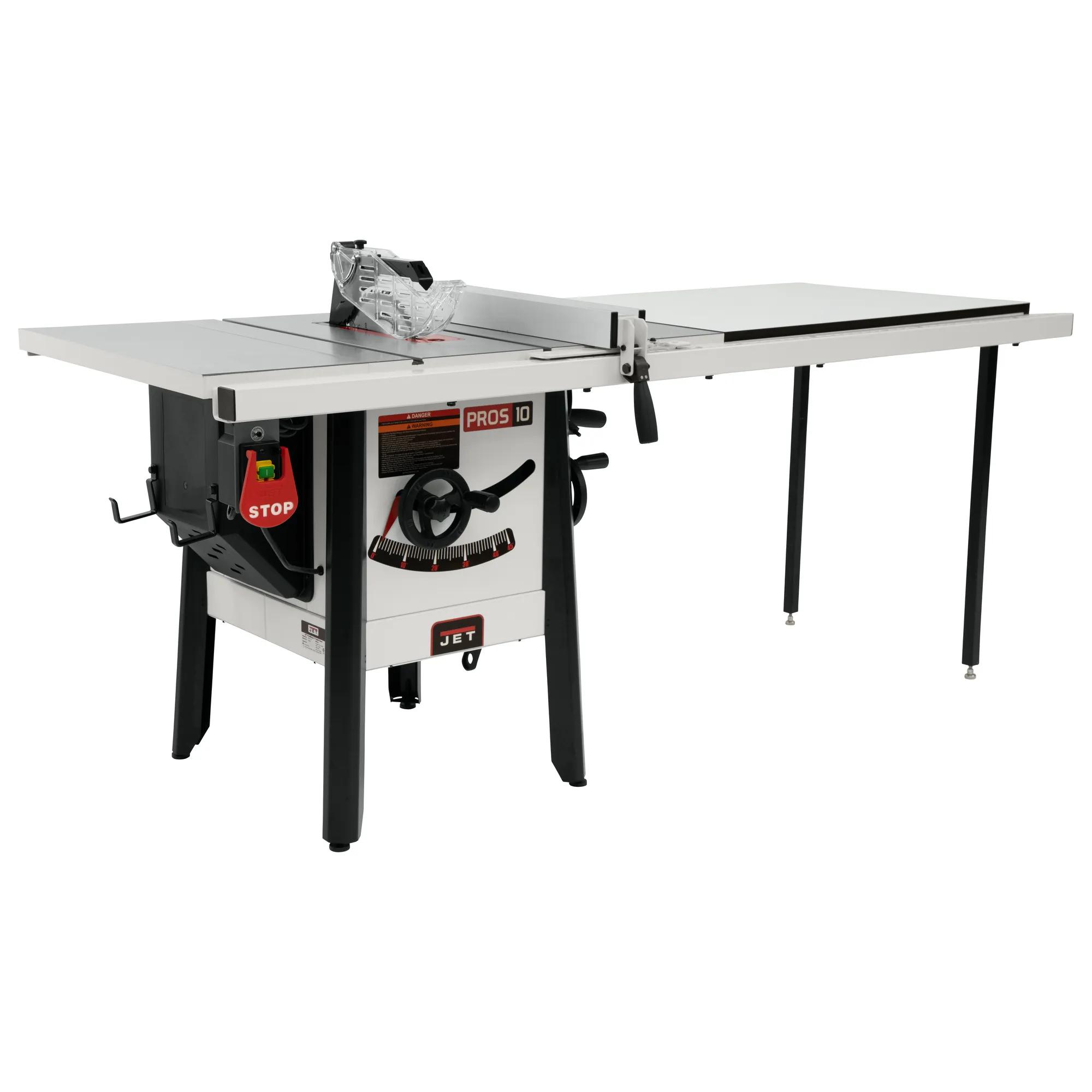 52" Proshop Tablesaw w/ Cast wings, 1.75HP, 115V(JPS-10-52C)