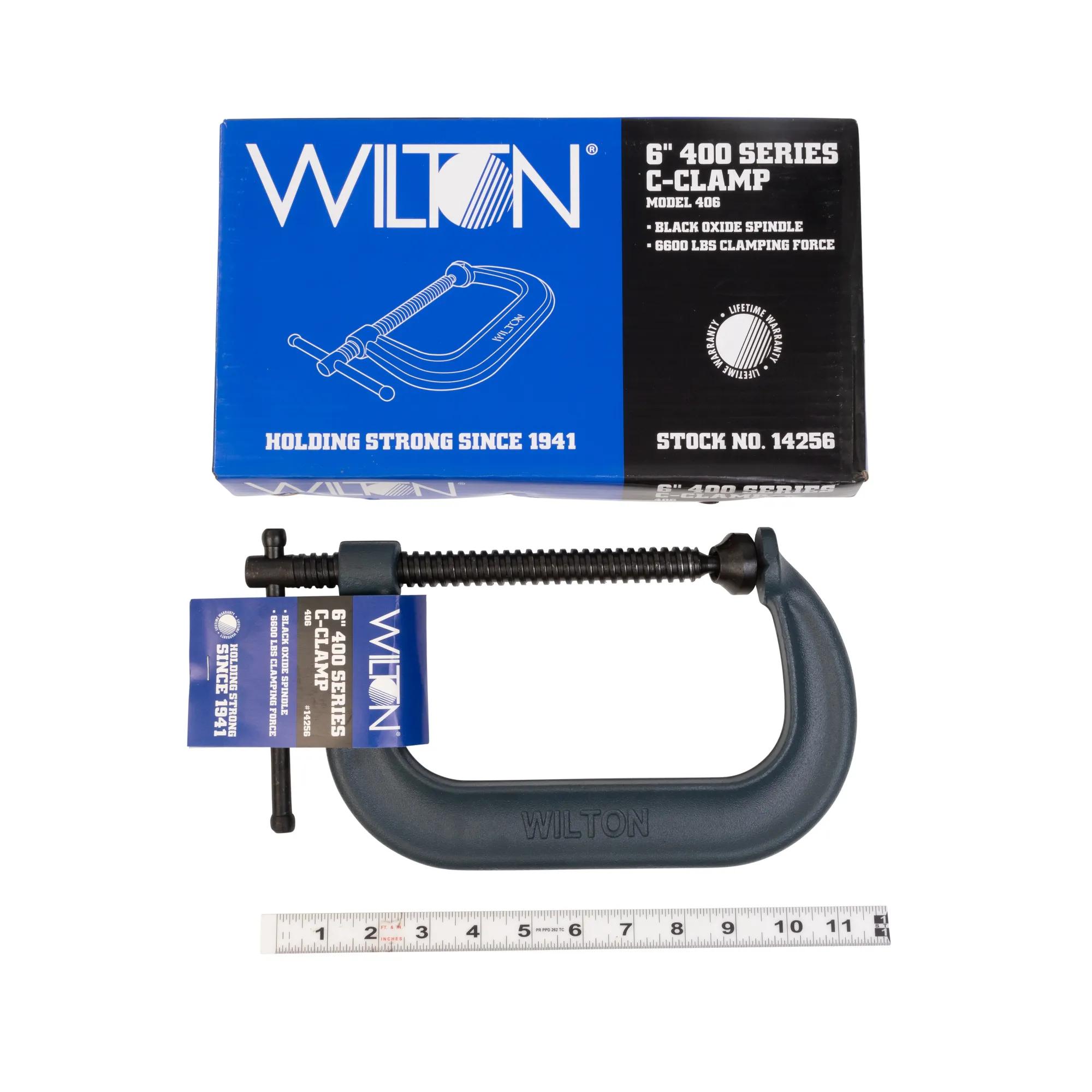 Drop Forged C-Clamp, 0 - 6-1/16 in. Opening, 4-1/16 in. Throat Depth