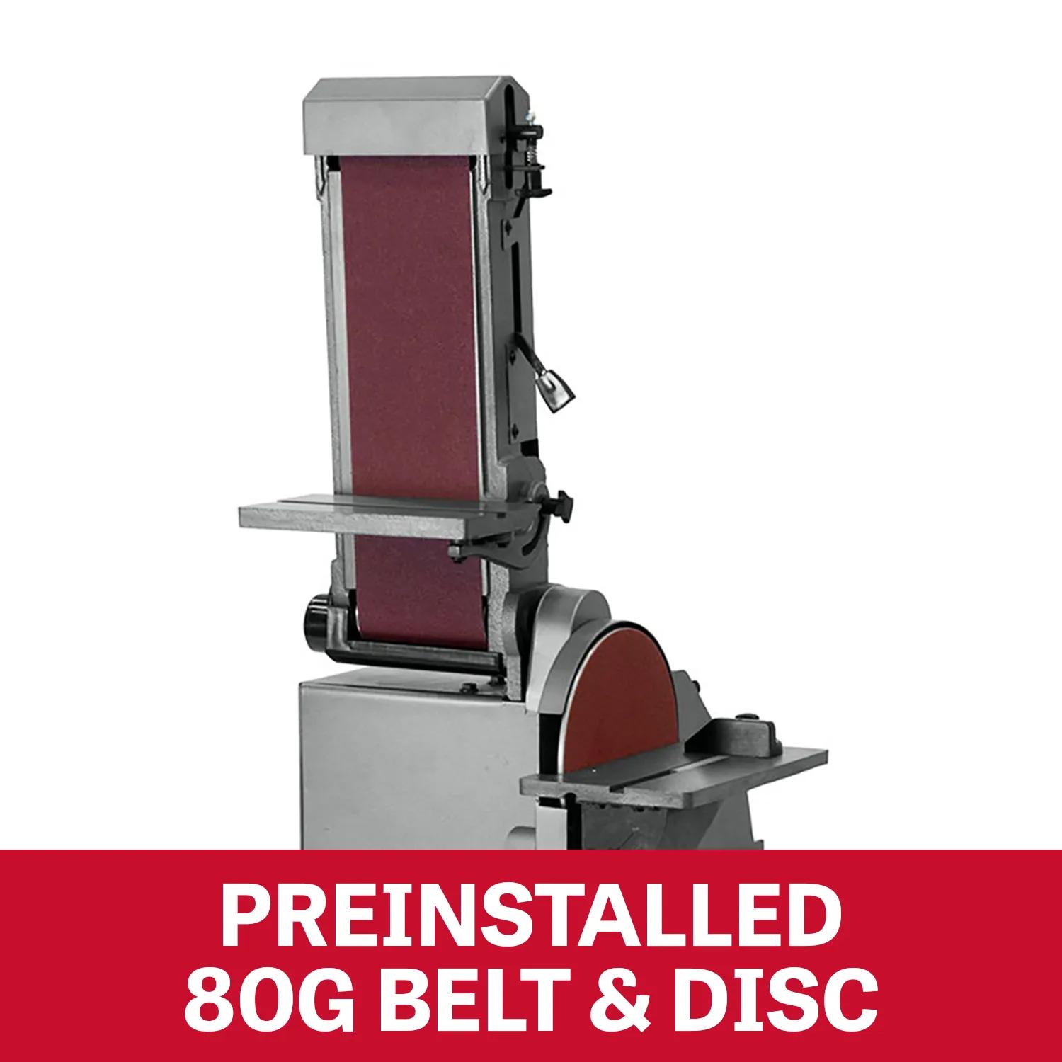 6" x 48" Belt & 10" Disc , 1HP, 115/230V 1PH(J-4210K)