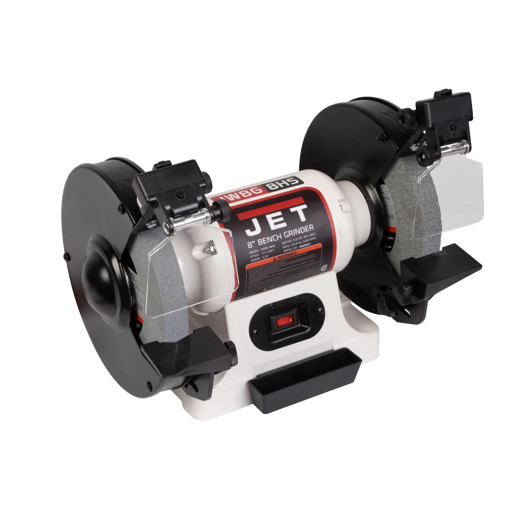 8" Dual Wheels High-Speed Bench Grinder, 0.5HP, 120V 1PH(JWBG-8HS)