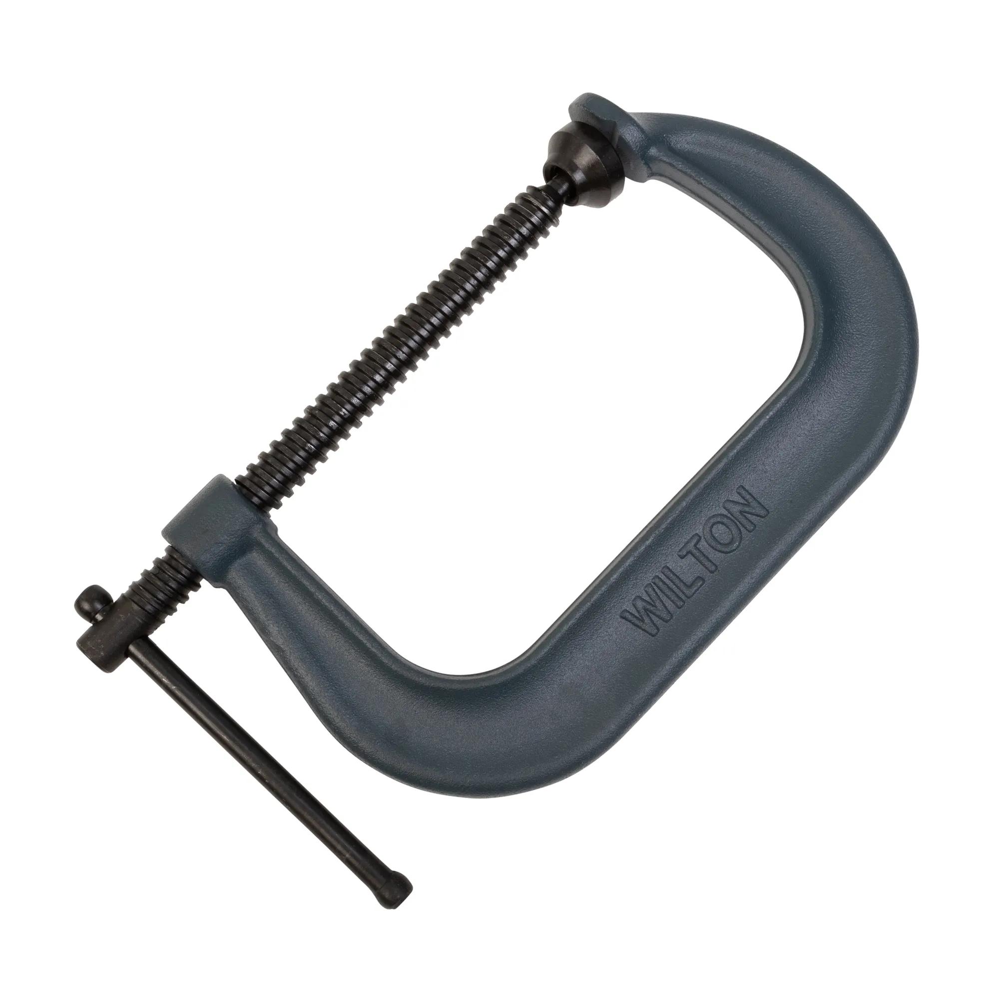 Drop Forged C-Clamp, 0 - 6-1/16 in. Opening, 4-1/16 in. Throat Depth