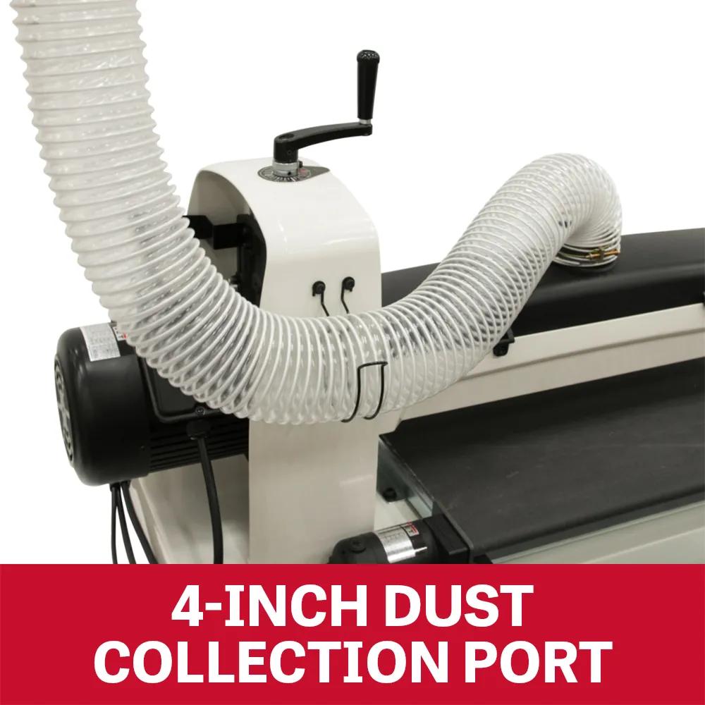 25" Drum Sander w/ Closed Stand, 10 FPM, 1.75HP, 115V 1PH(JWDS-2550)
