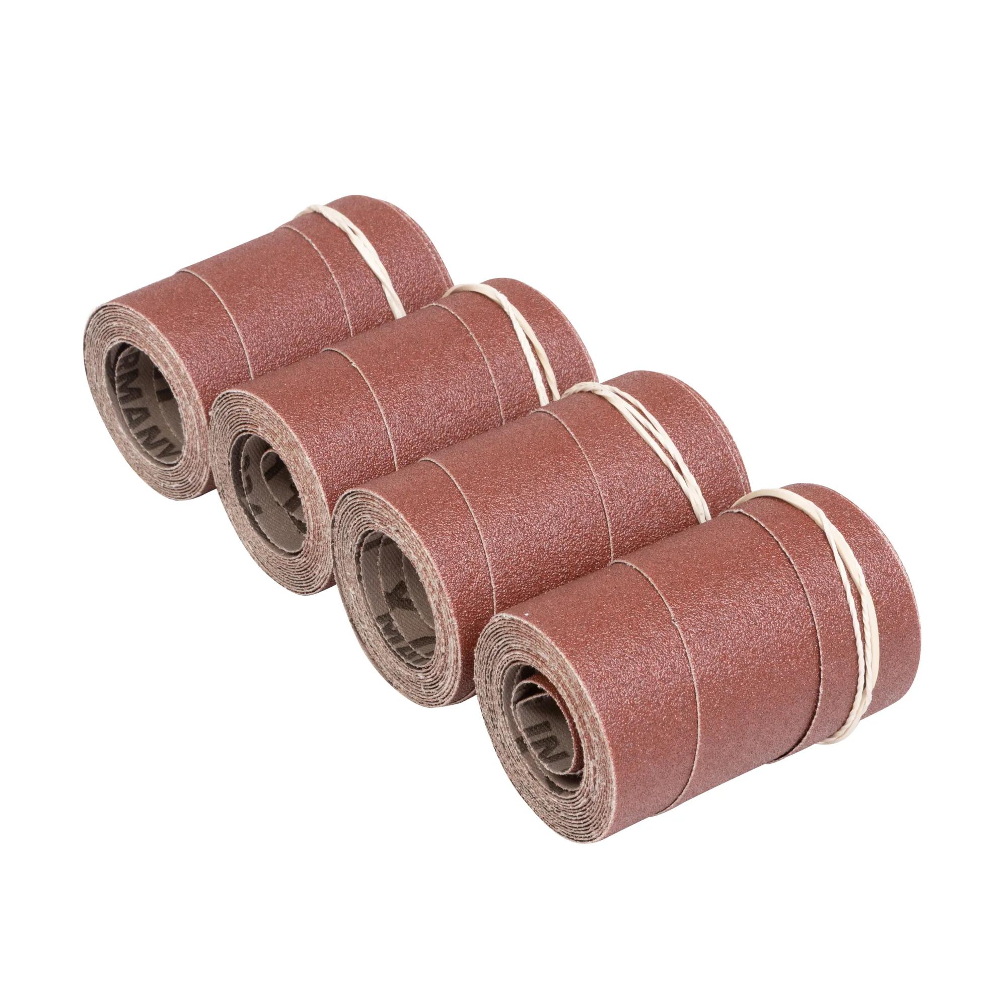 Ready-to-Wrap Abrasive Sandpaper, 16 in, 100 Grit, Pack of 4